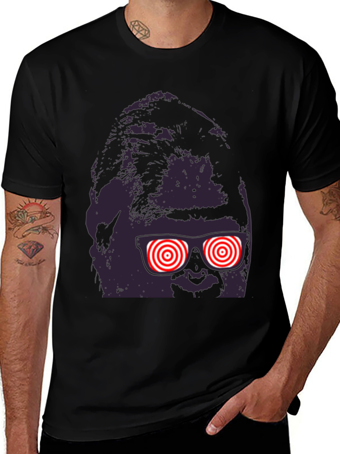 Variant 17 of Funny Graphic T-Shirt with Novelty Eyes