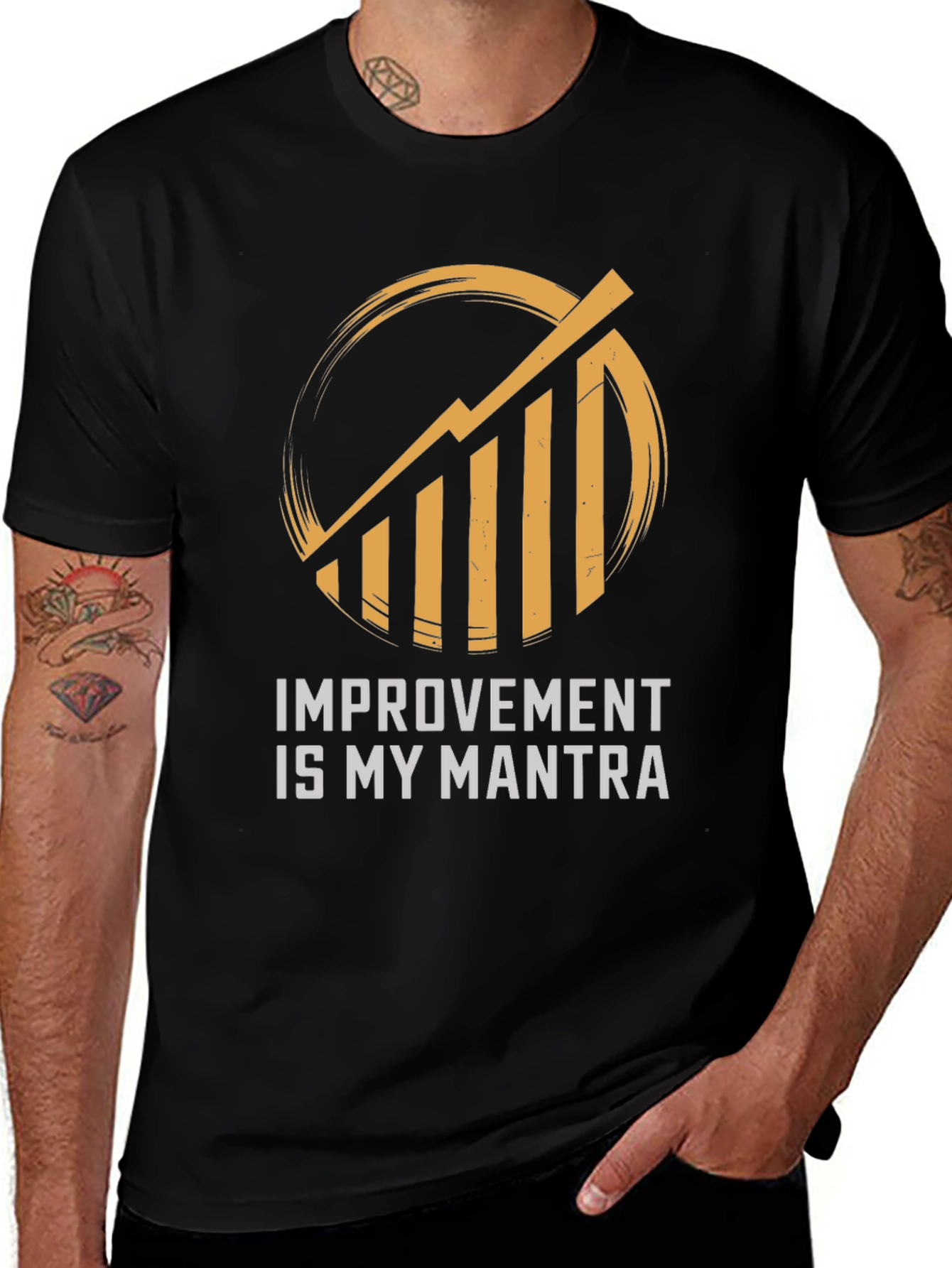 Improvement Is My Mantra Graphic Tee