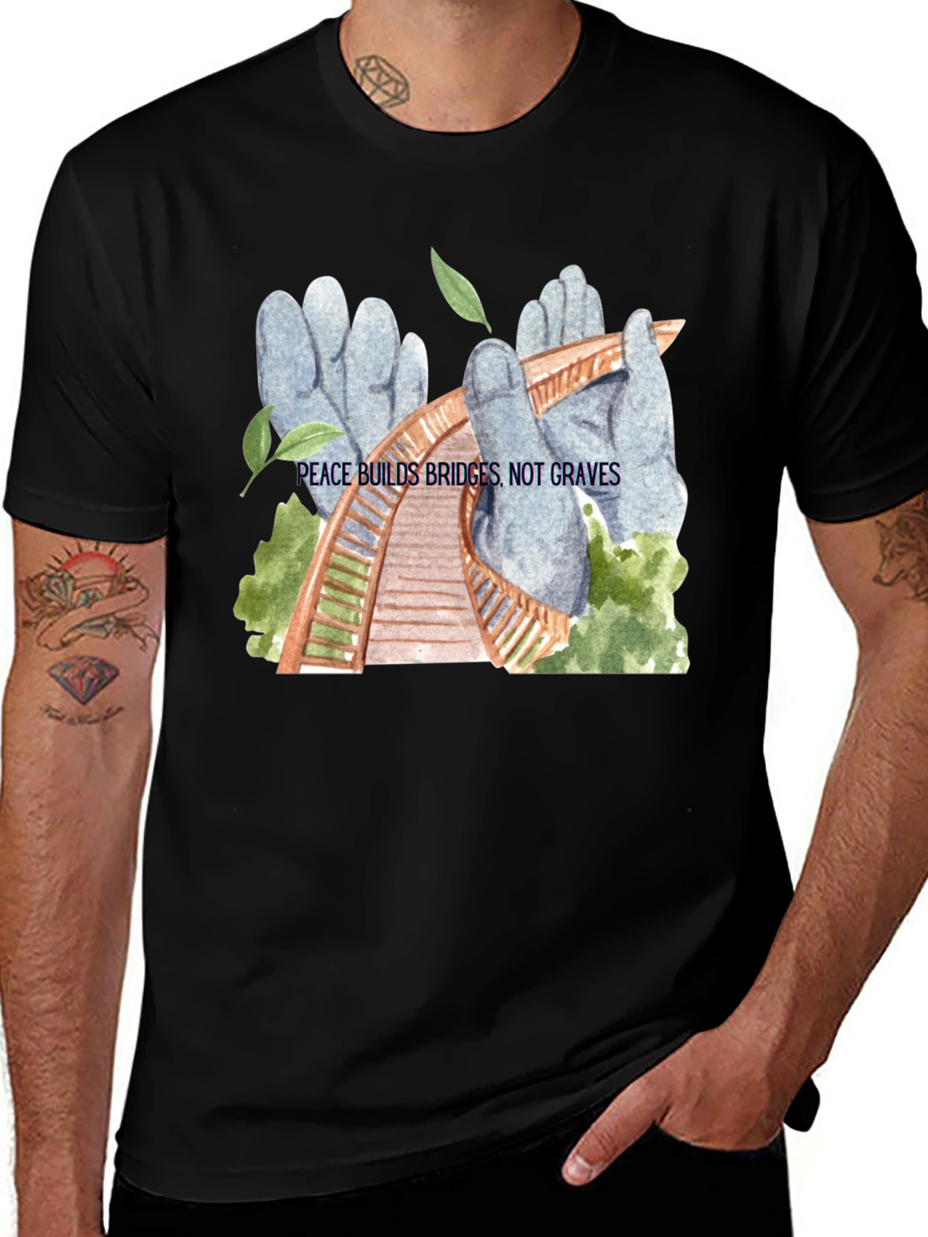 Peace Builds Bridges T-Shirt