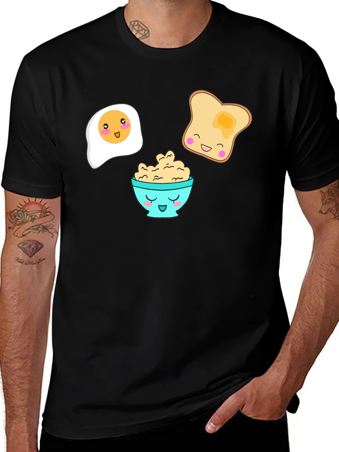 Variant 22 of Cute Breakfast Cartoon T-Shirt