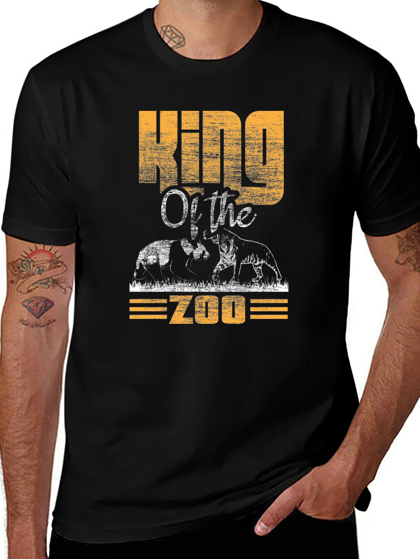 Variant 5 of King of the Zoo Graphic Tee