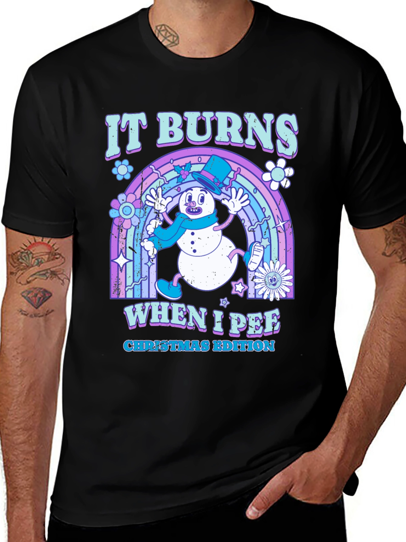 It Burns When I Pee Christmas Edition T-Shirt