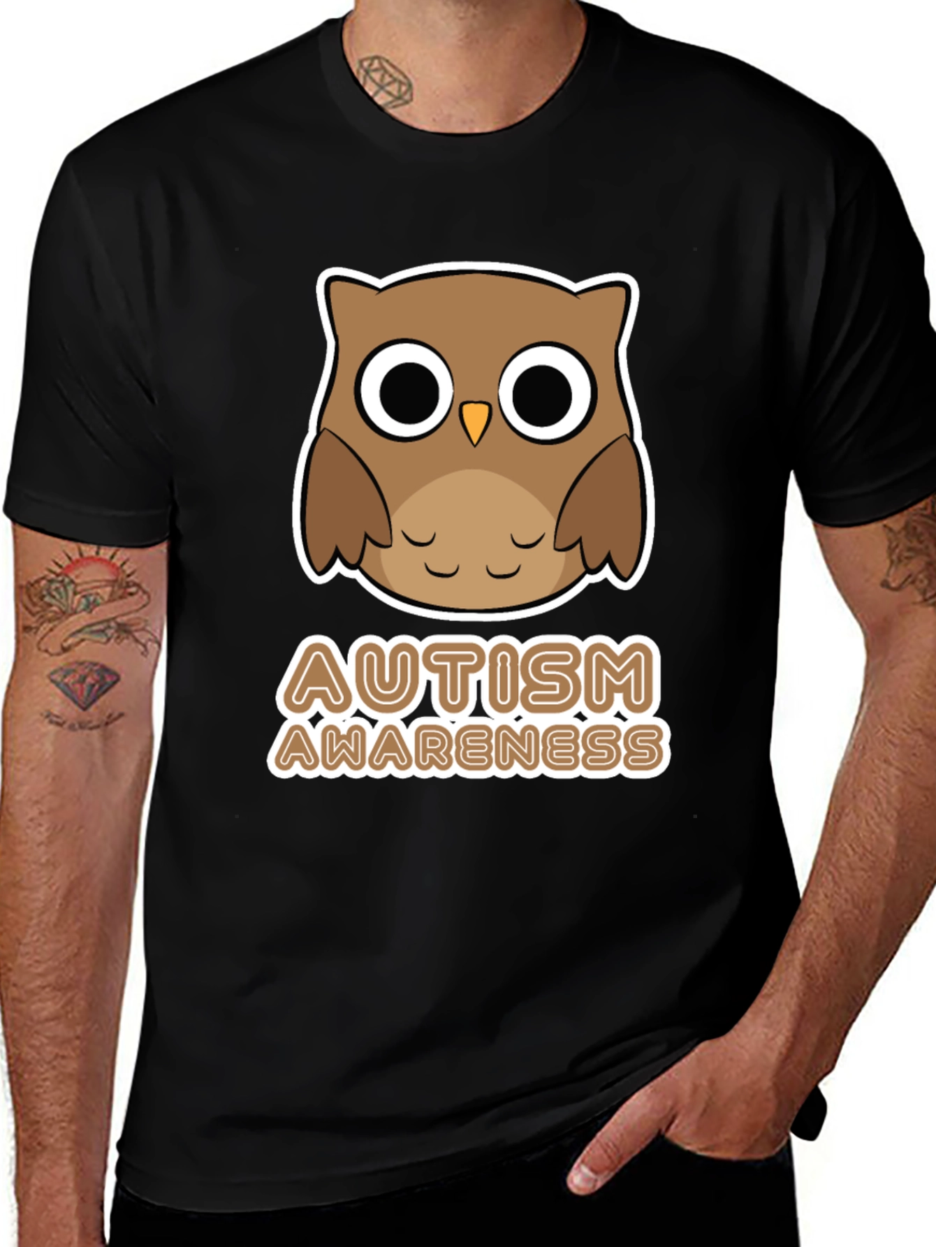 Autism Awareness Owl T-Shirt