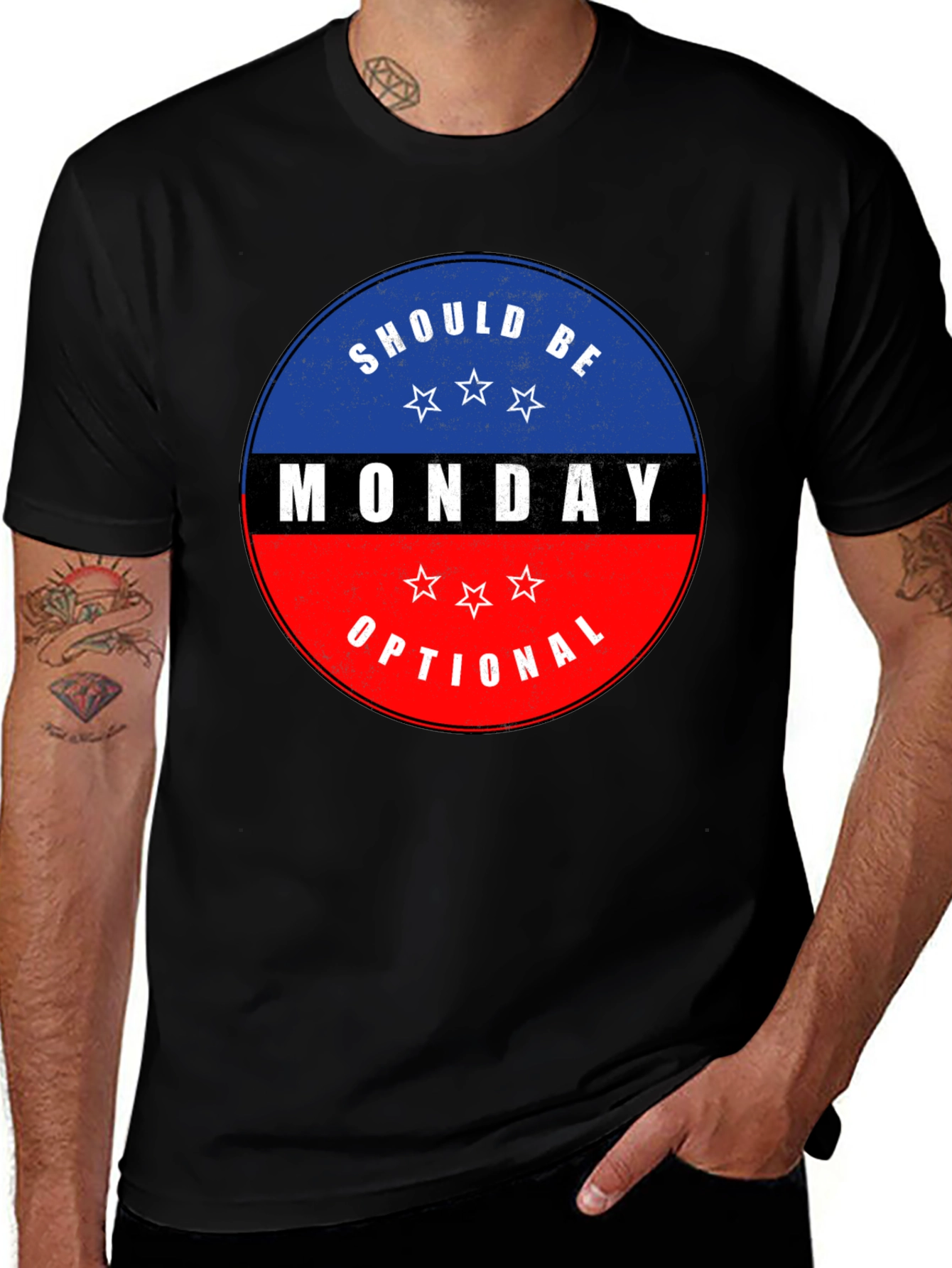 Variant 27 of Should Be Monday Optional Graphic Tee
