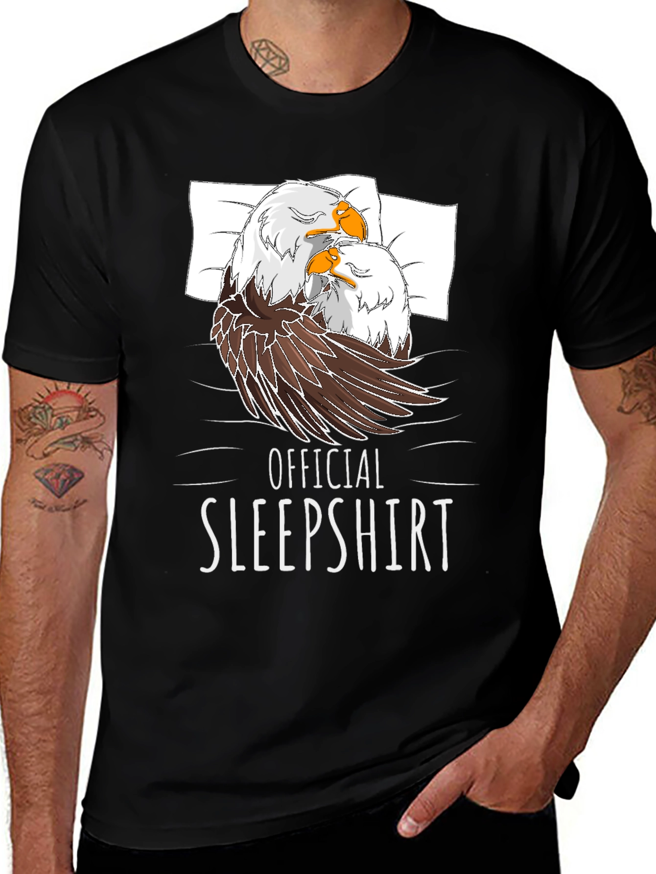 Variant 21 of Eagle Sleepshirt - Funny Graphic Tee