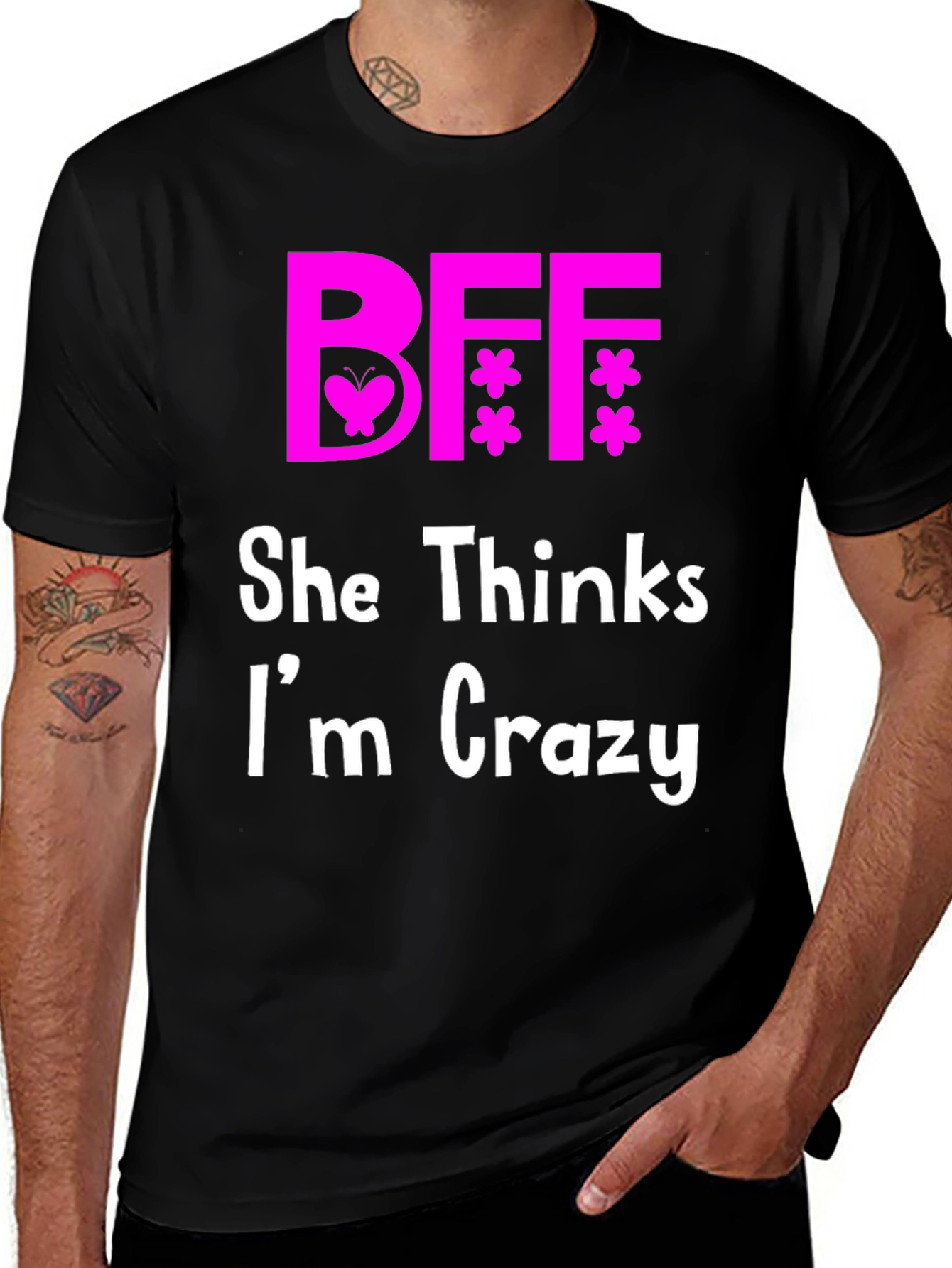 Variant 7 of BFF Best Friends Crazy Matching T-Shirt