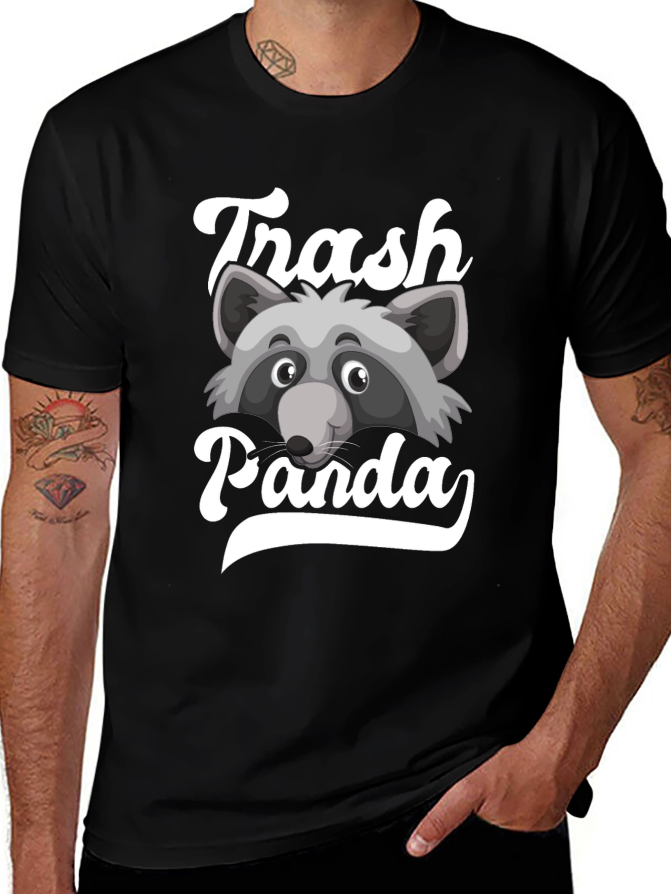 Variant 26 of Trash Panda Graphic Tee - Raccoon Lovers!