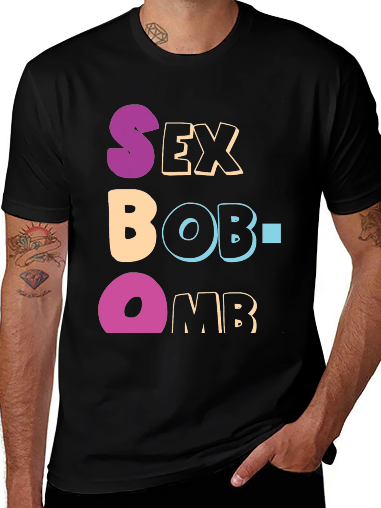 Variant 30 of Sex Bob-Omb T-Shirt Funny Graphic Tee