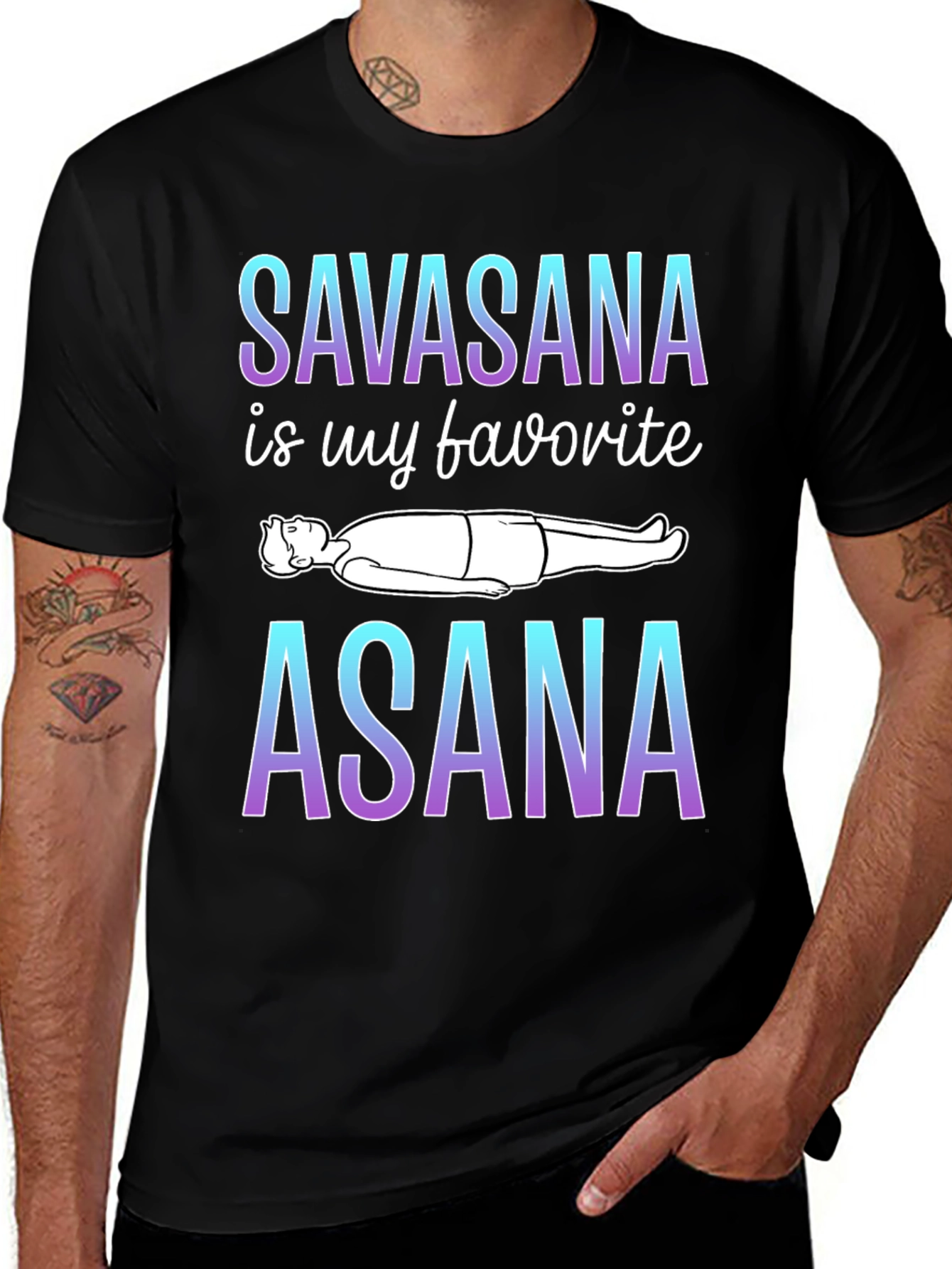 Variant 26 of Savasana is My Favorite Asana T-Shirt