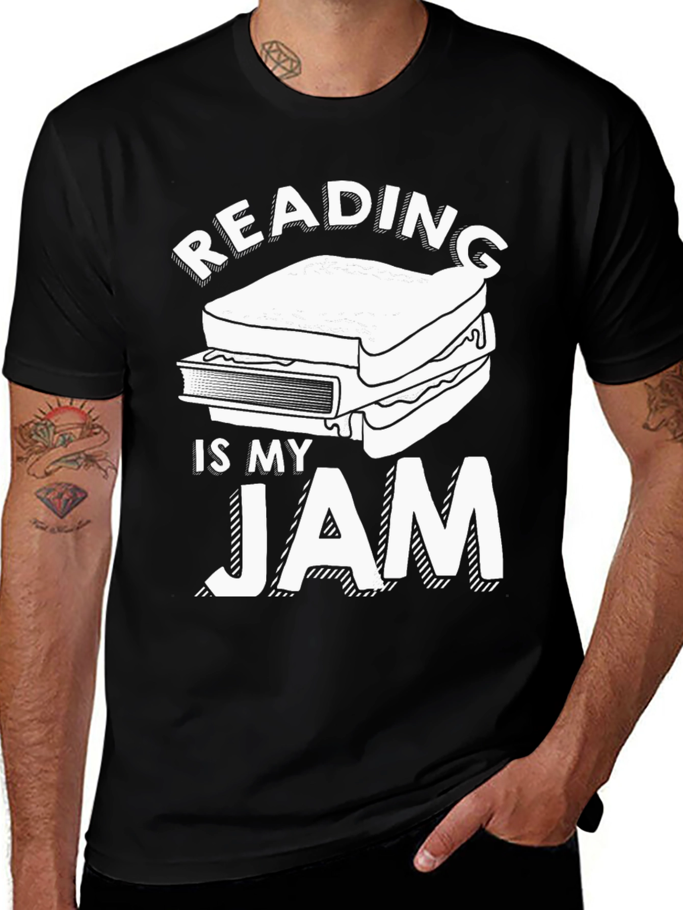 Variant 24 of Reading is My Jam T-Shirt - Book Lover Novelty Tee