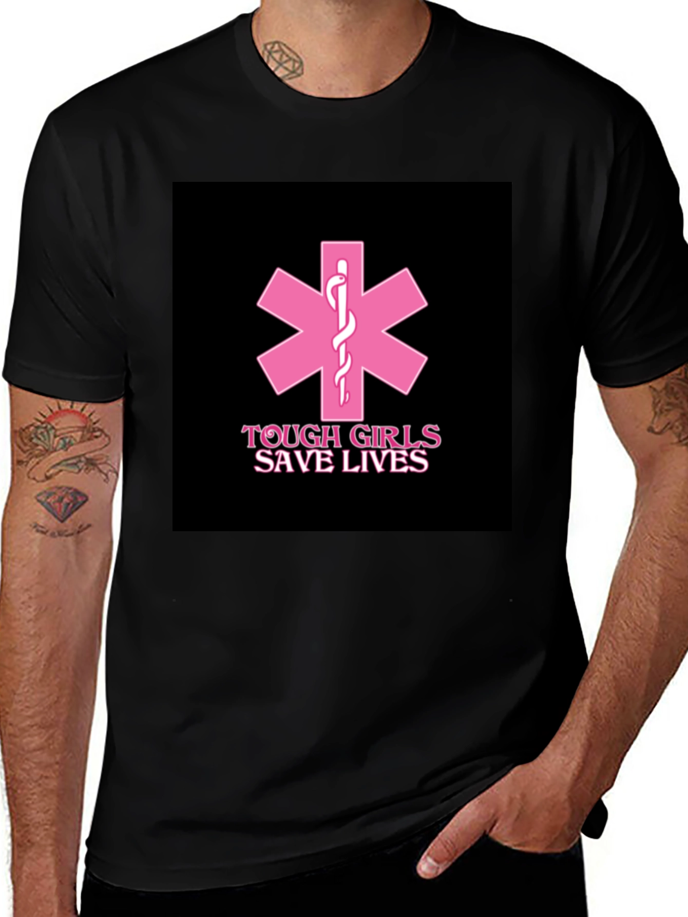 Tough Girls Save Lives Graphic Tee