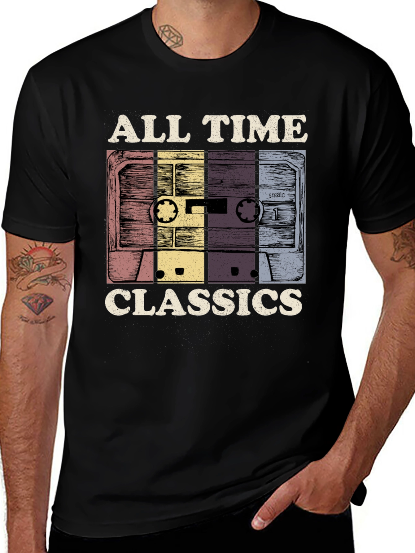 Variant 30 of All Time Classics Cassette Tape Graphic T-Shirt