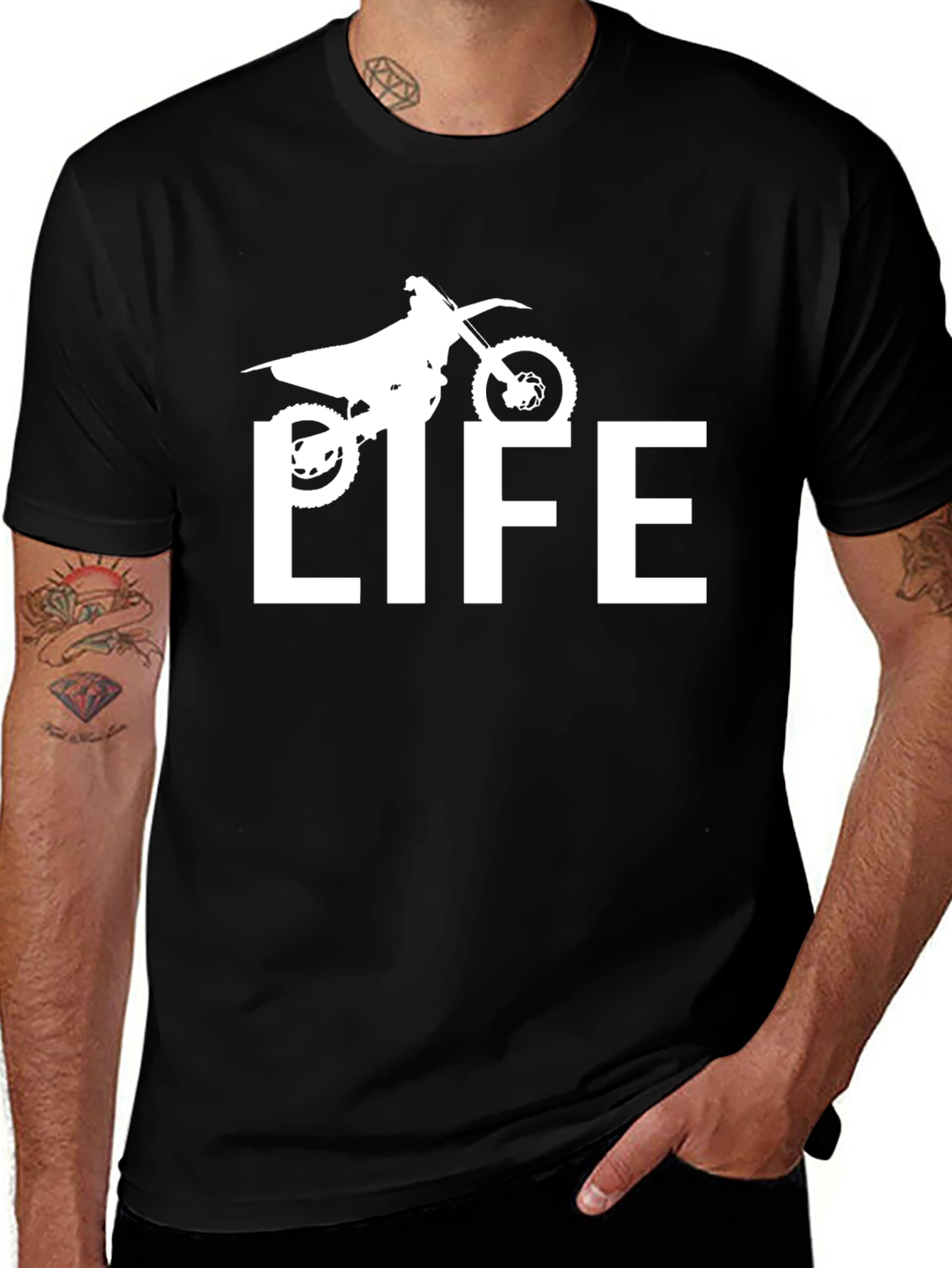 Variant 18 of Motorcycle Life Graphic Tee