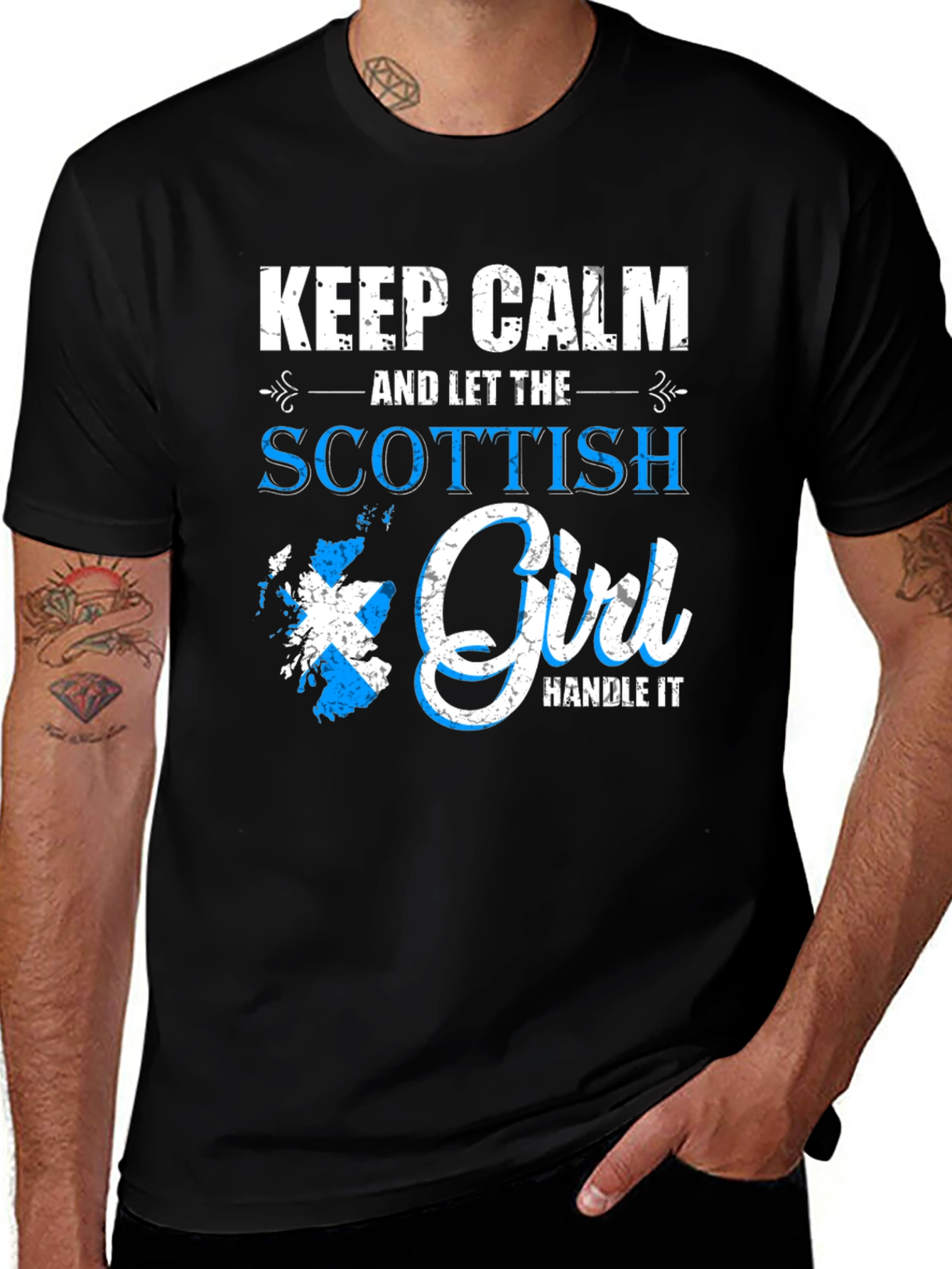 Keep Calm Scottish Girl T-Shirt