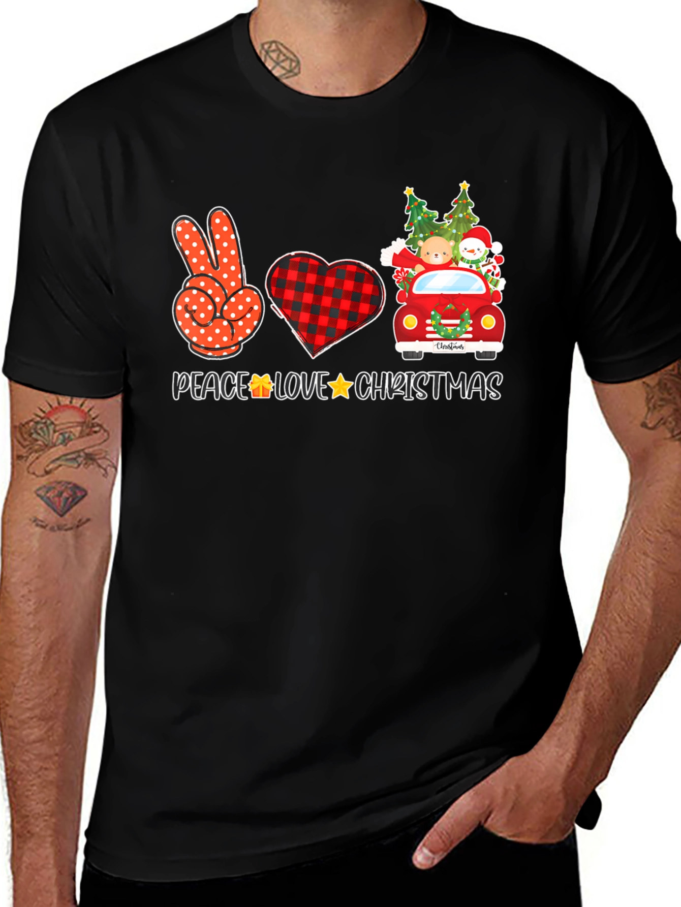 Peace Love Christmas T-Shirt