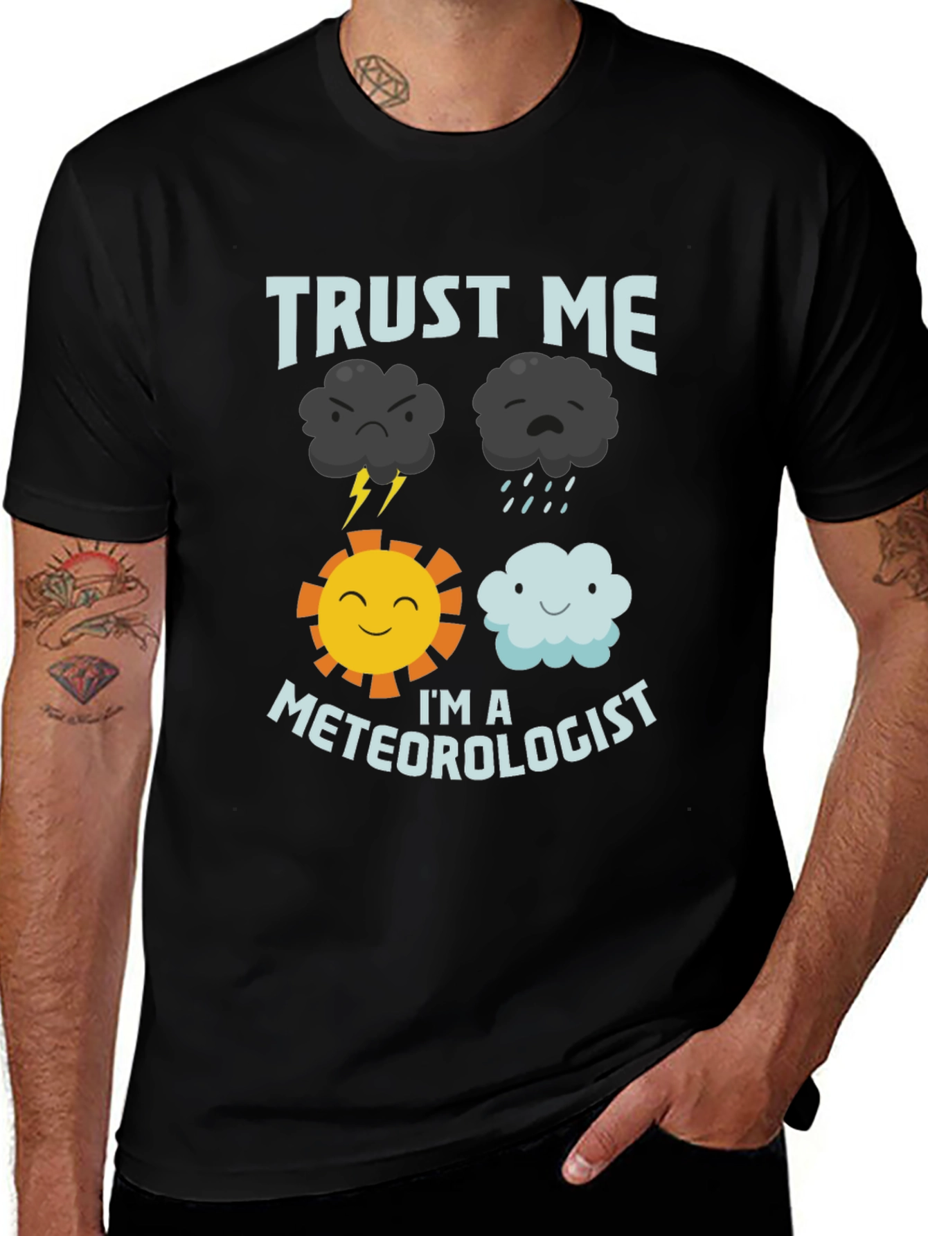 Variant 5 of Trust Me I'm a Meteorologist T-Shirt