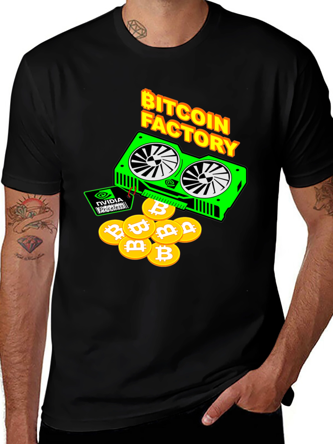 Bitcoin Factory Graphic Tee