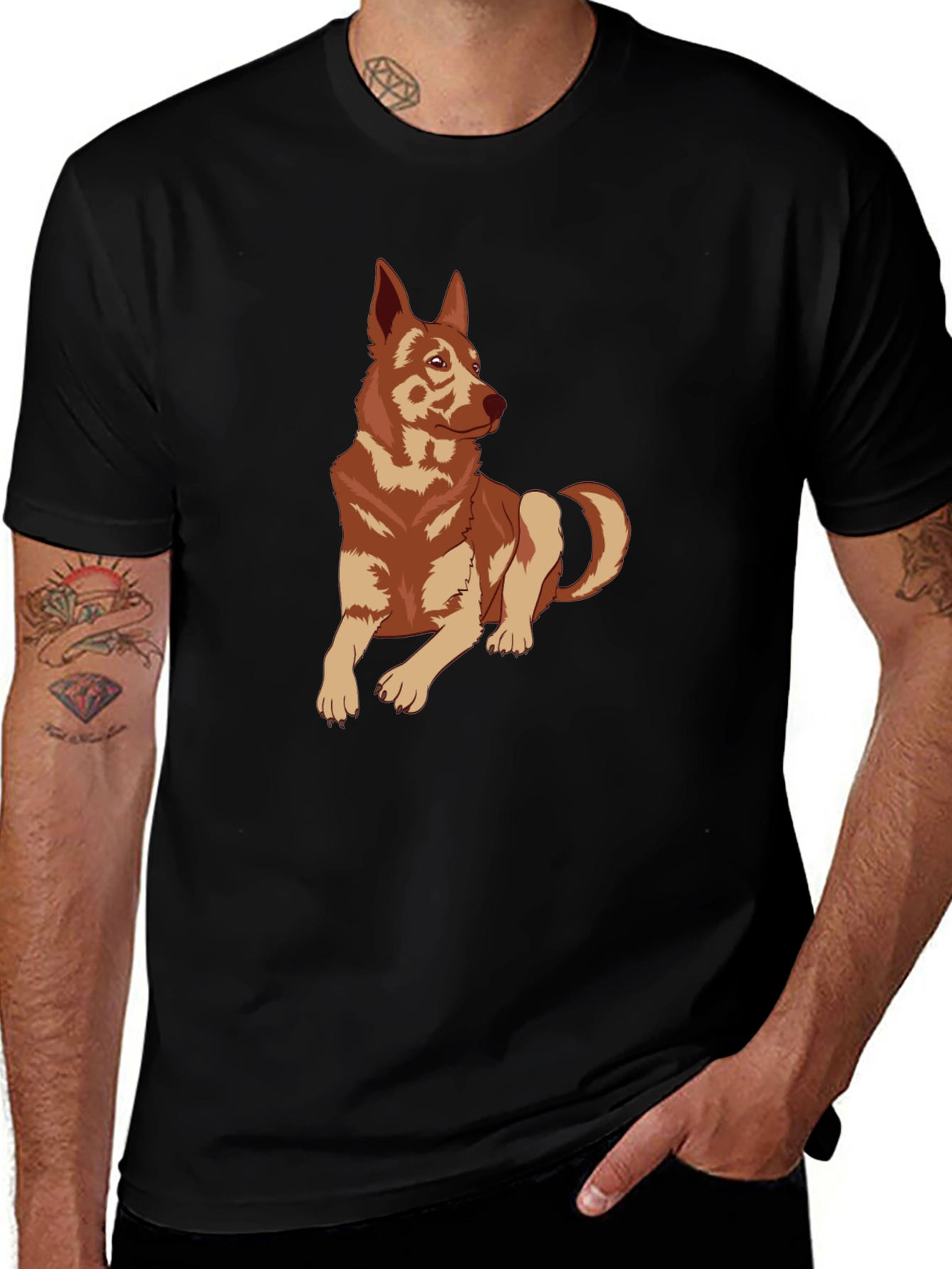 Variant 15 of Dog Graphic Tee - Stylish Casual Wear