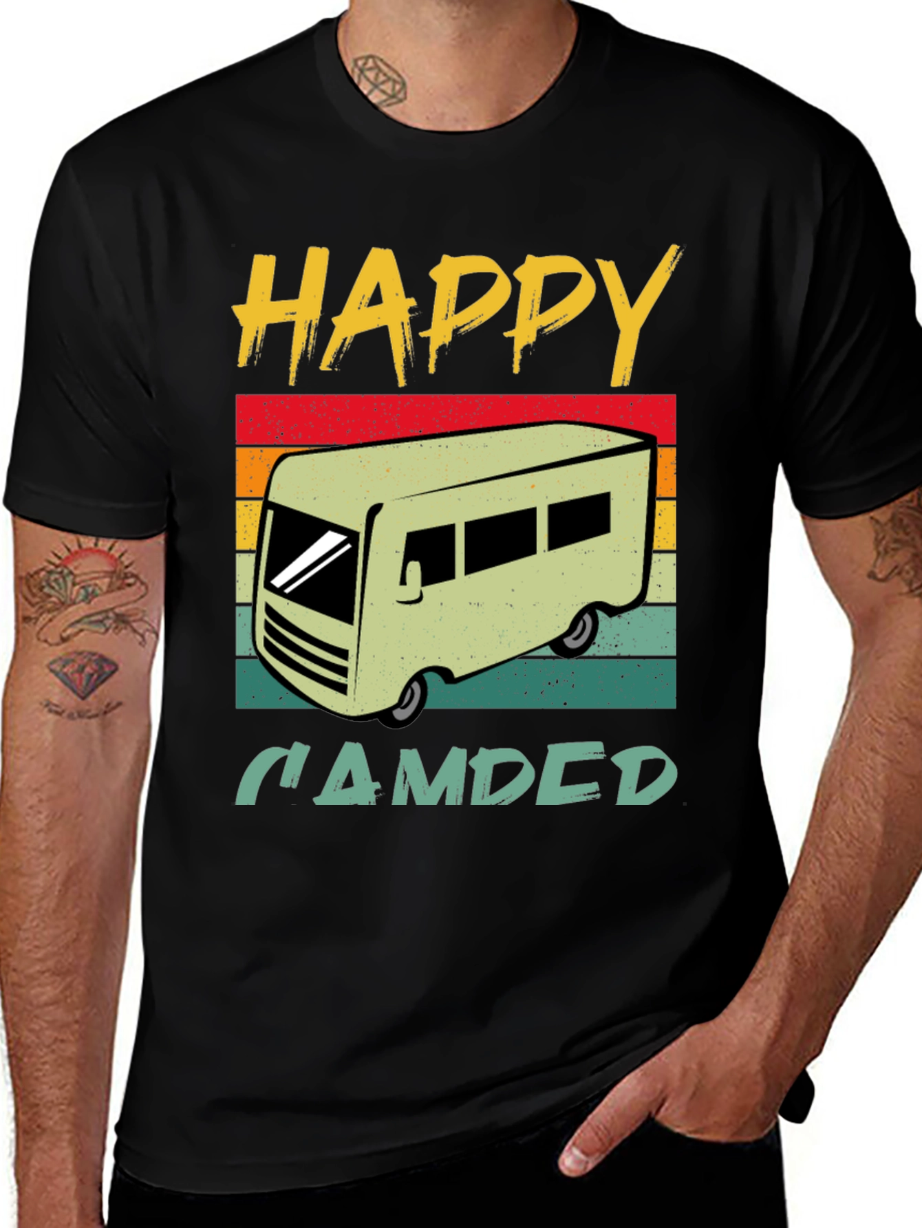 Variant 10 of Happy Camper Graphic T-Shirt