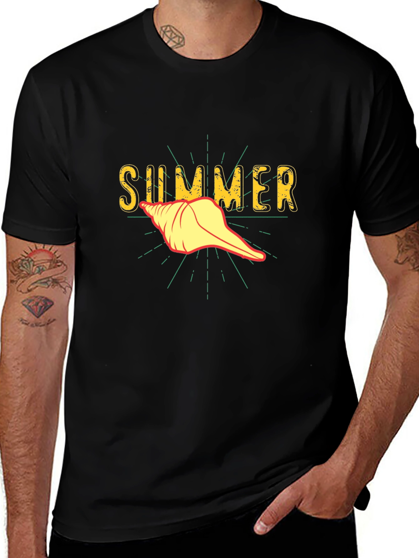 Variant 13 of Summer Shell Graphic Tee