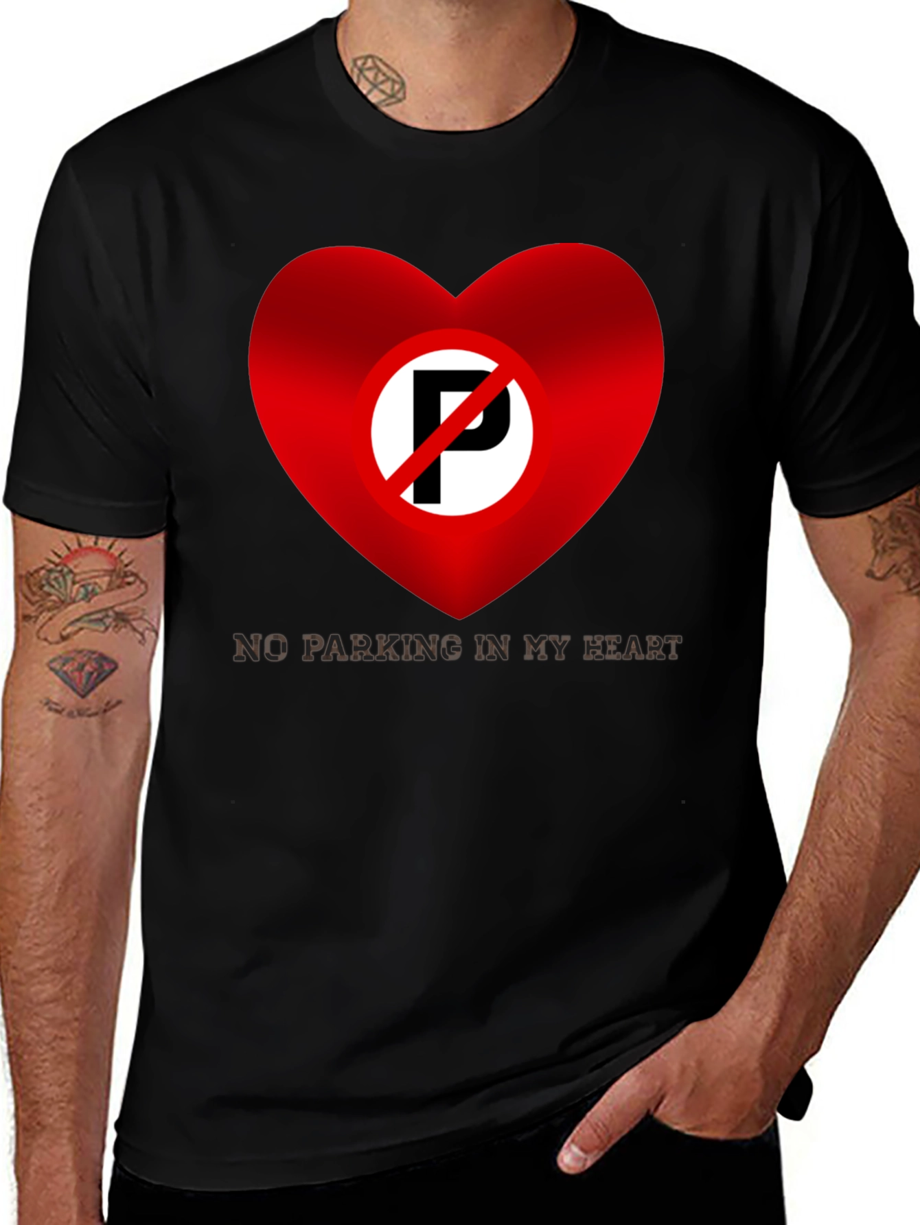 Variant 25 of No Parking in My Heart T-Shirt