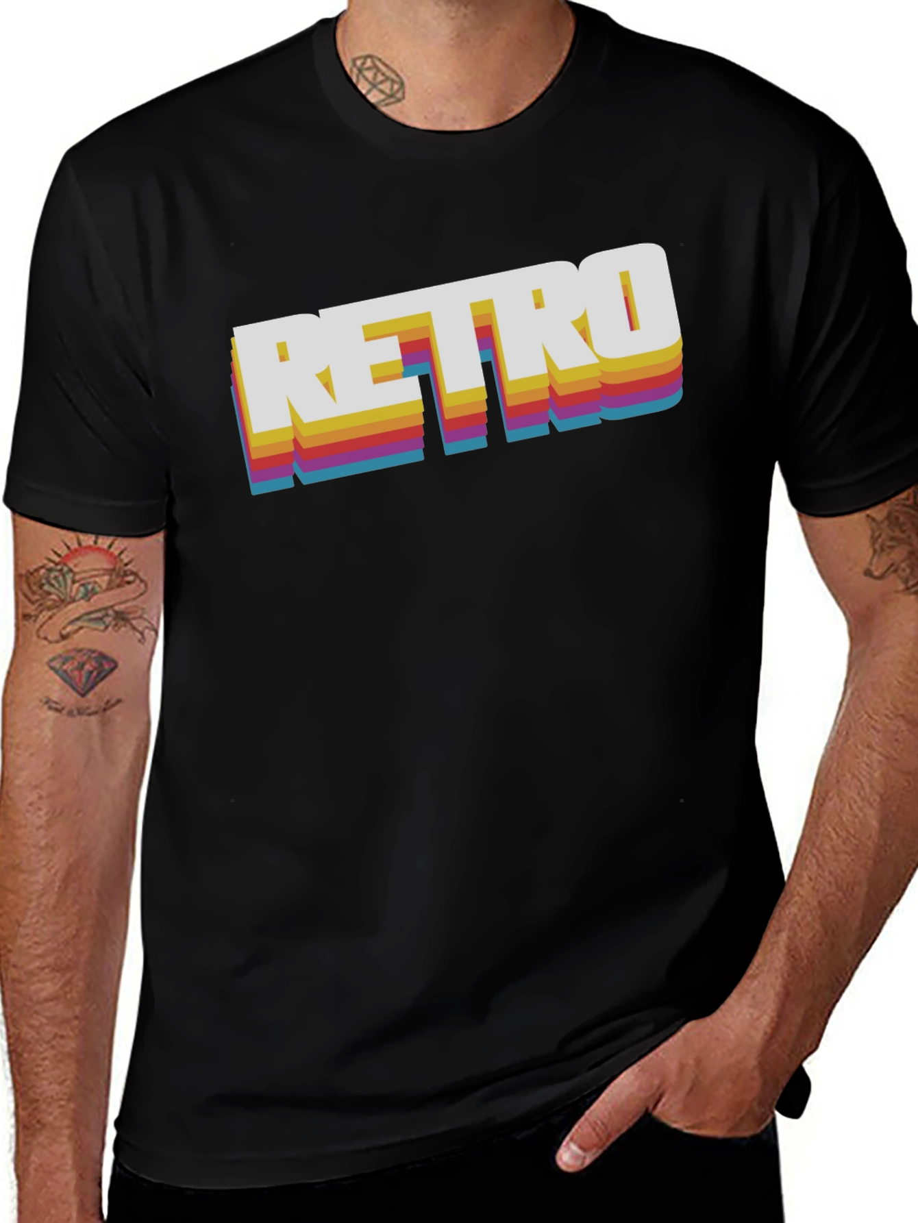 Variant 3 of Retro T-Shirt - Vintage Style Graphic Tee