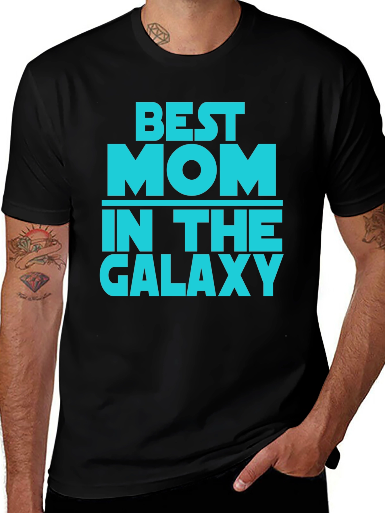 Variant 16 of Best Mom in the Galaxy Black T-Shirt
