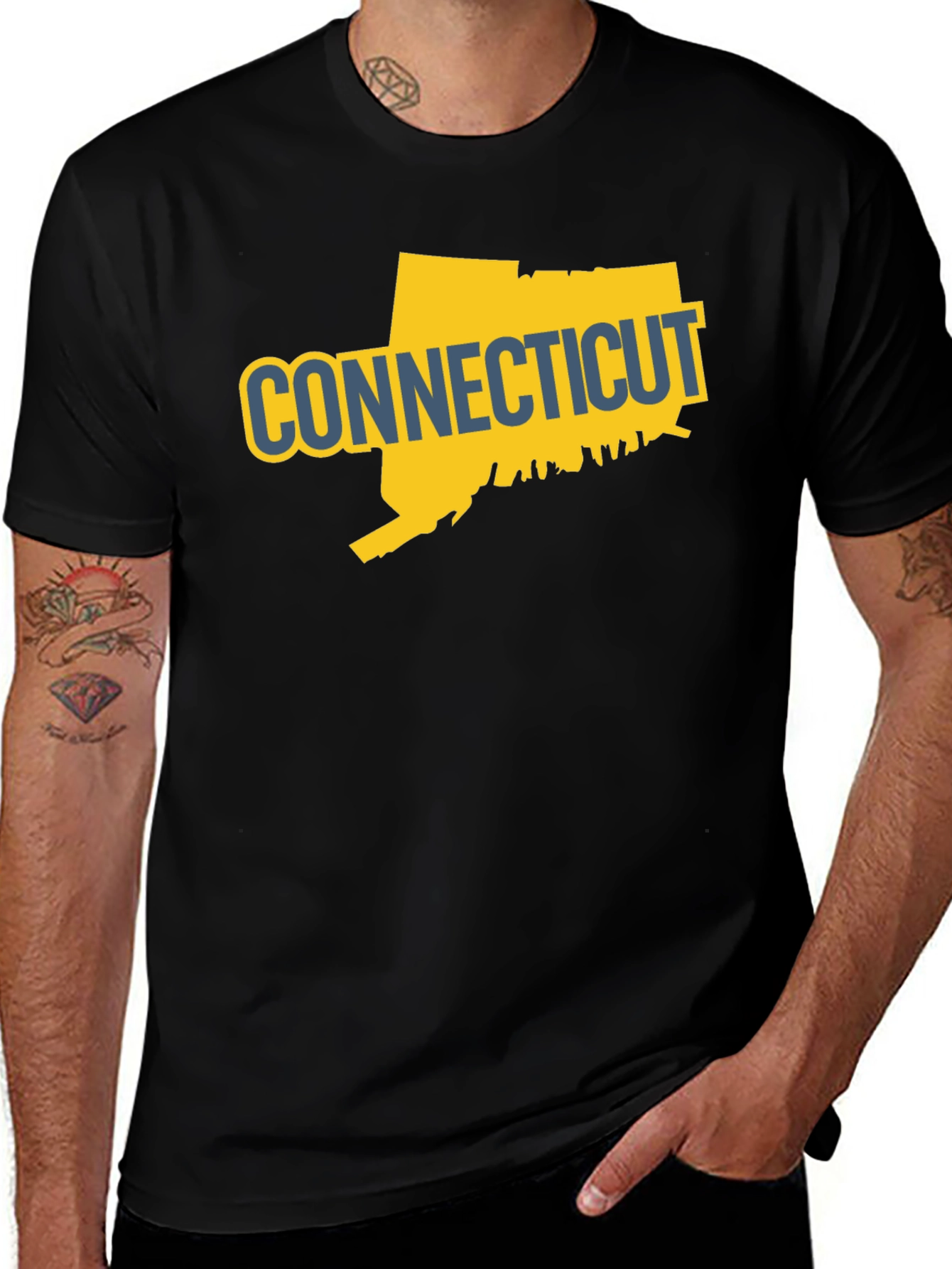 Connecticut State Outline T-Shirt