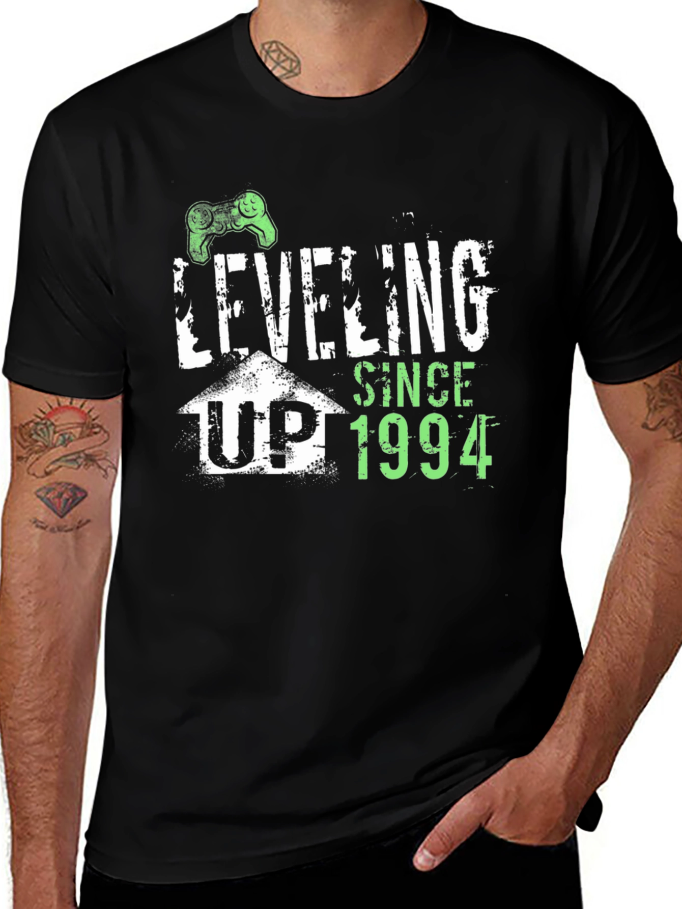Variant 20 of Leveling Up Since 1994 T-Shirt - Gamer Birthday Tee