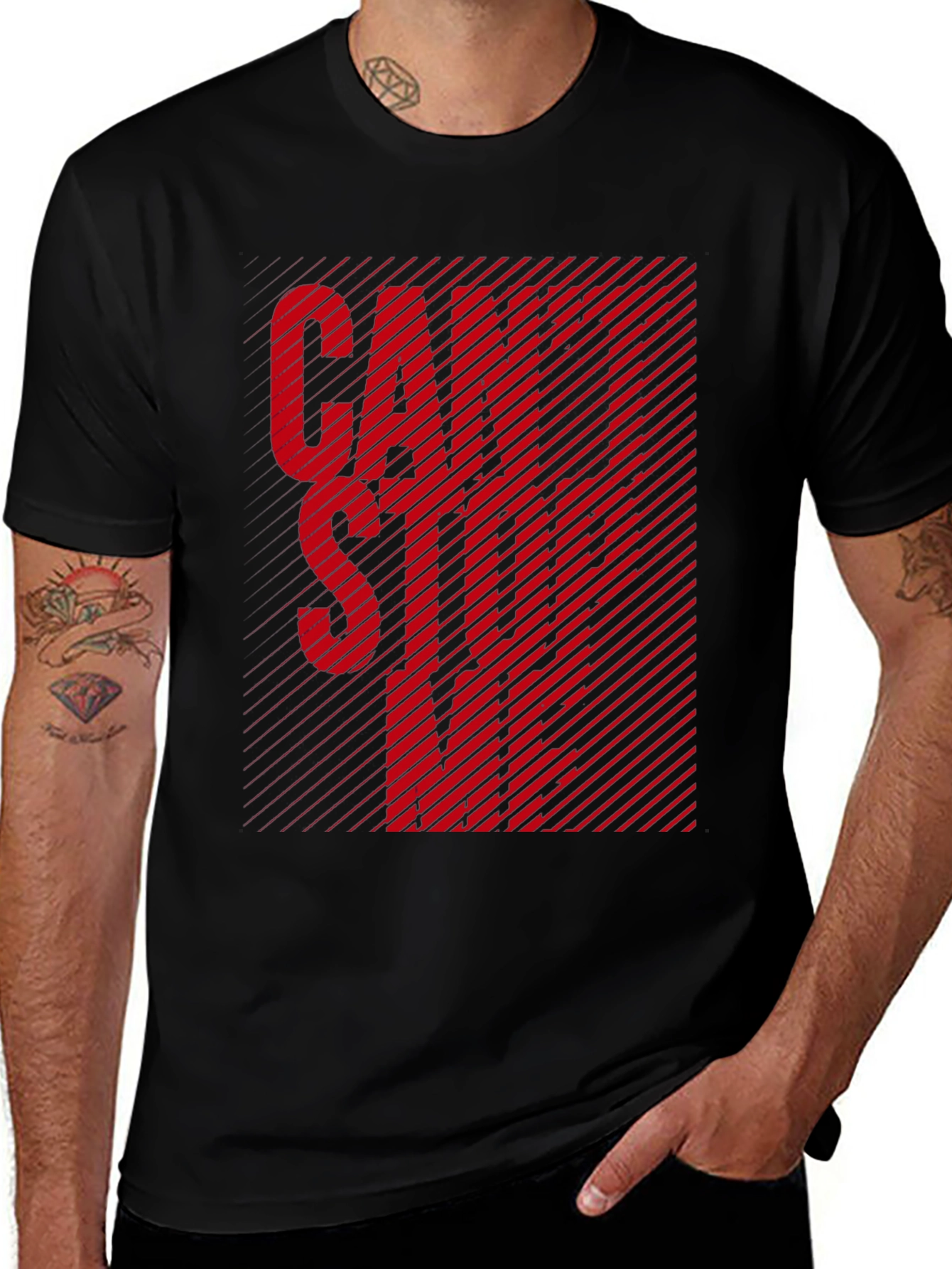 Variant 8 of Bold Graphic Tee - "Can't Stop Me" Design