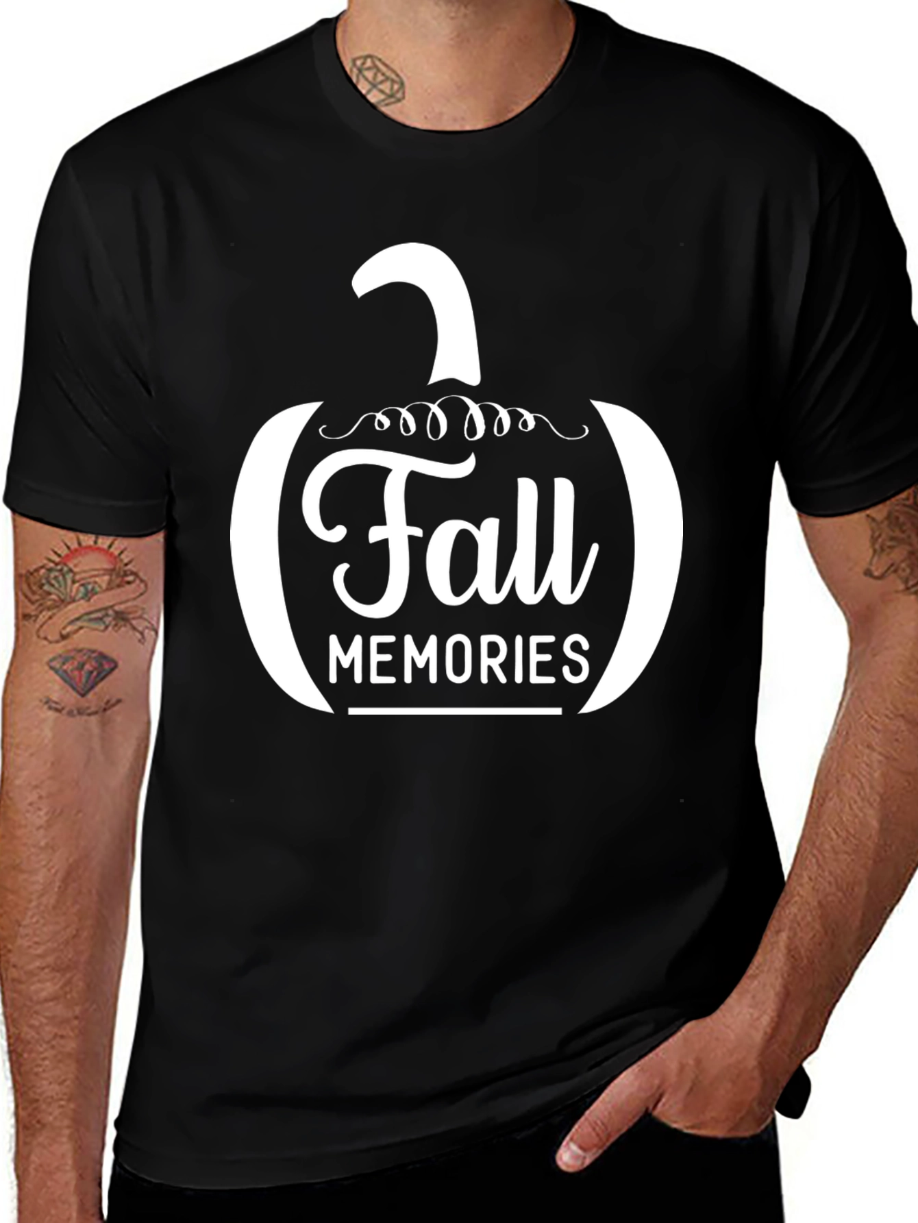 Variant 25 of Fall Memories Pumpkin Graphic Tee
