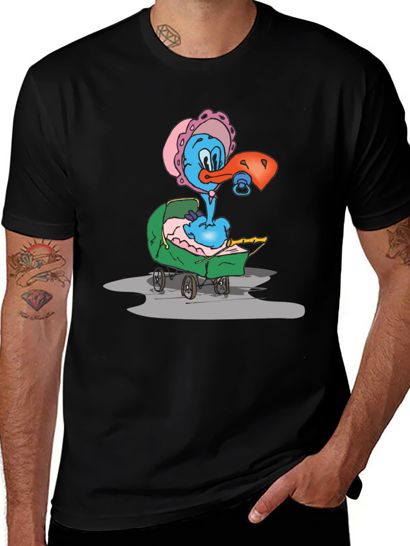 Variant 28 of Cartoon Baby Dodo Bird Graphic T-Shirt