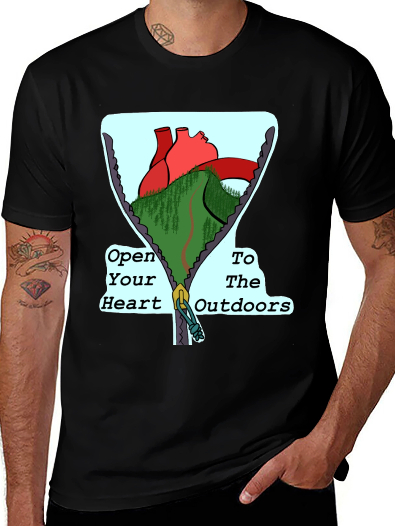 Open Your Heart Outdoors T-Shirt