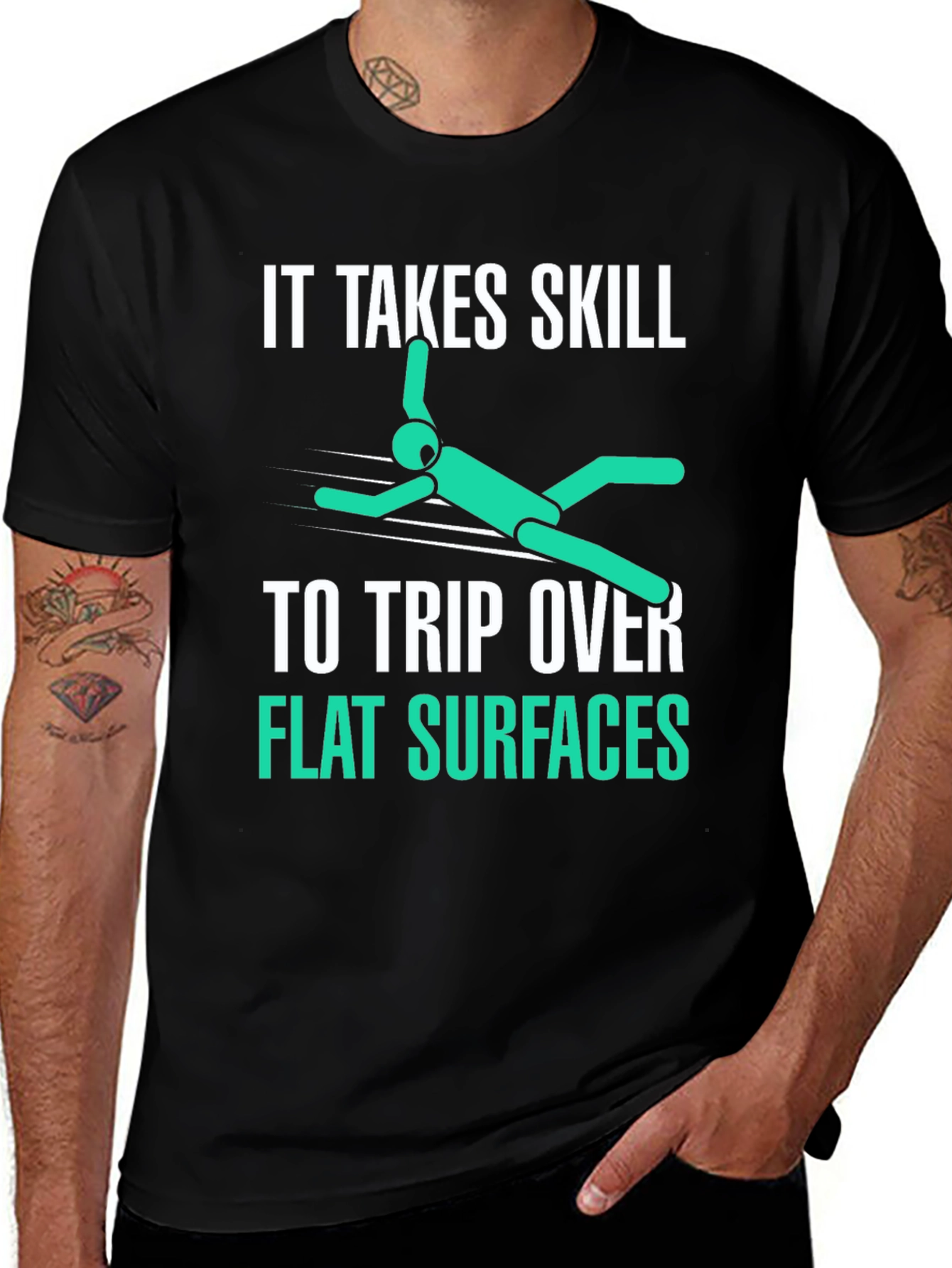 Variant 30 of Skillful Tripping T-Shirt - Funny Graphic Tee