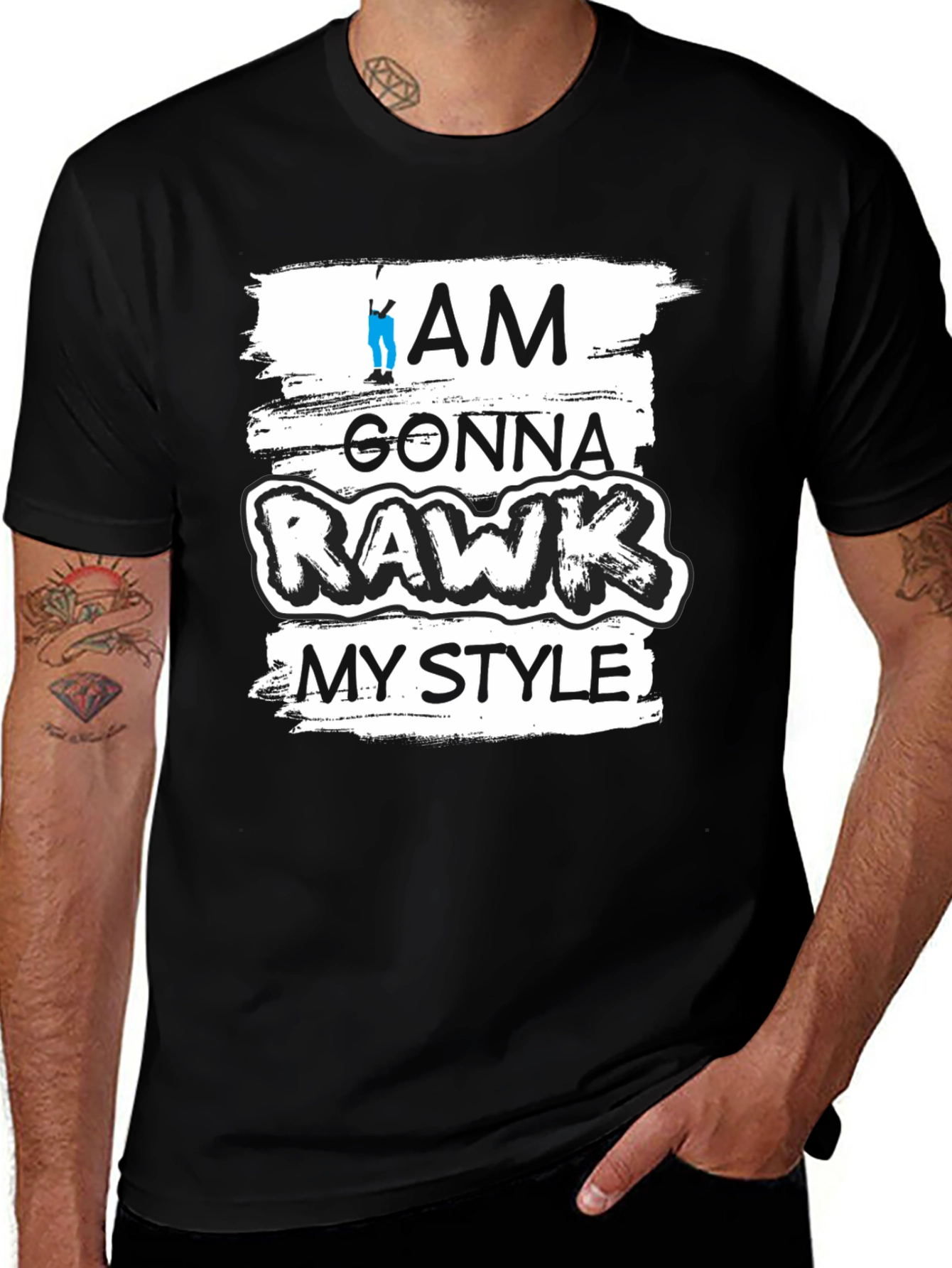 Variant 7 of Rawk My Style Graphic Tee