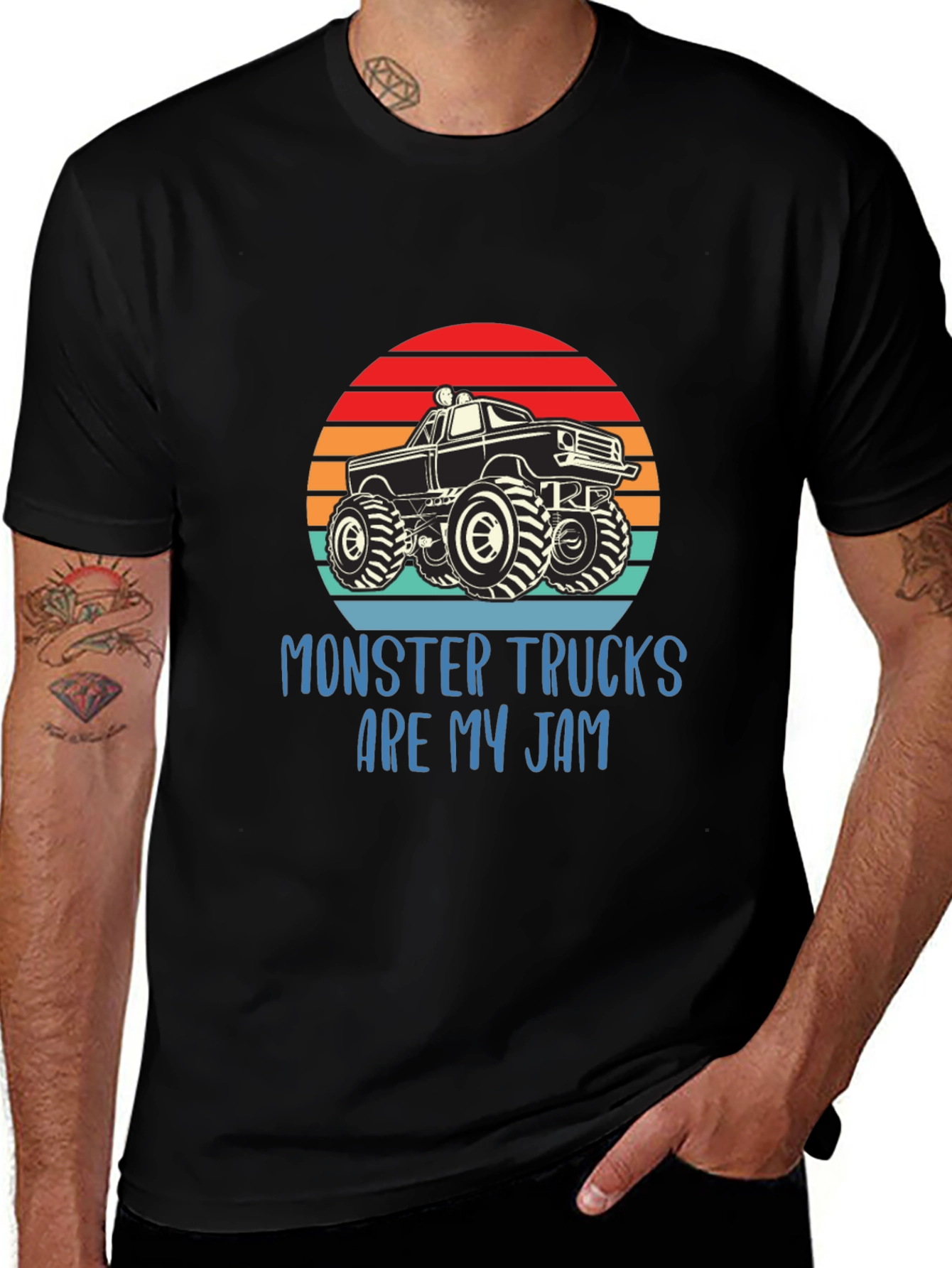 Variant 9 of Monster Trucks Are My Jam Graphic Tee