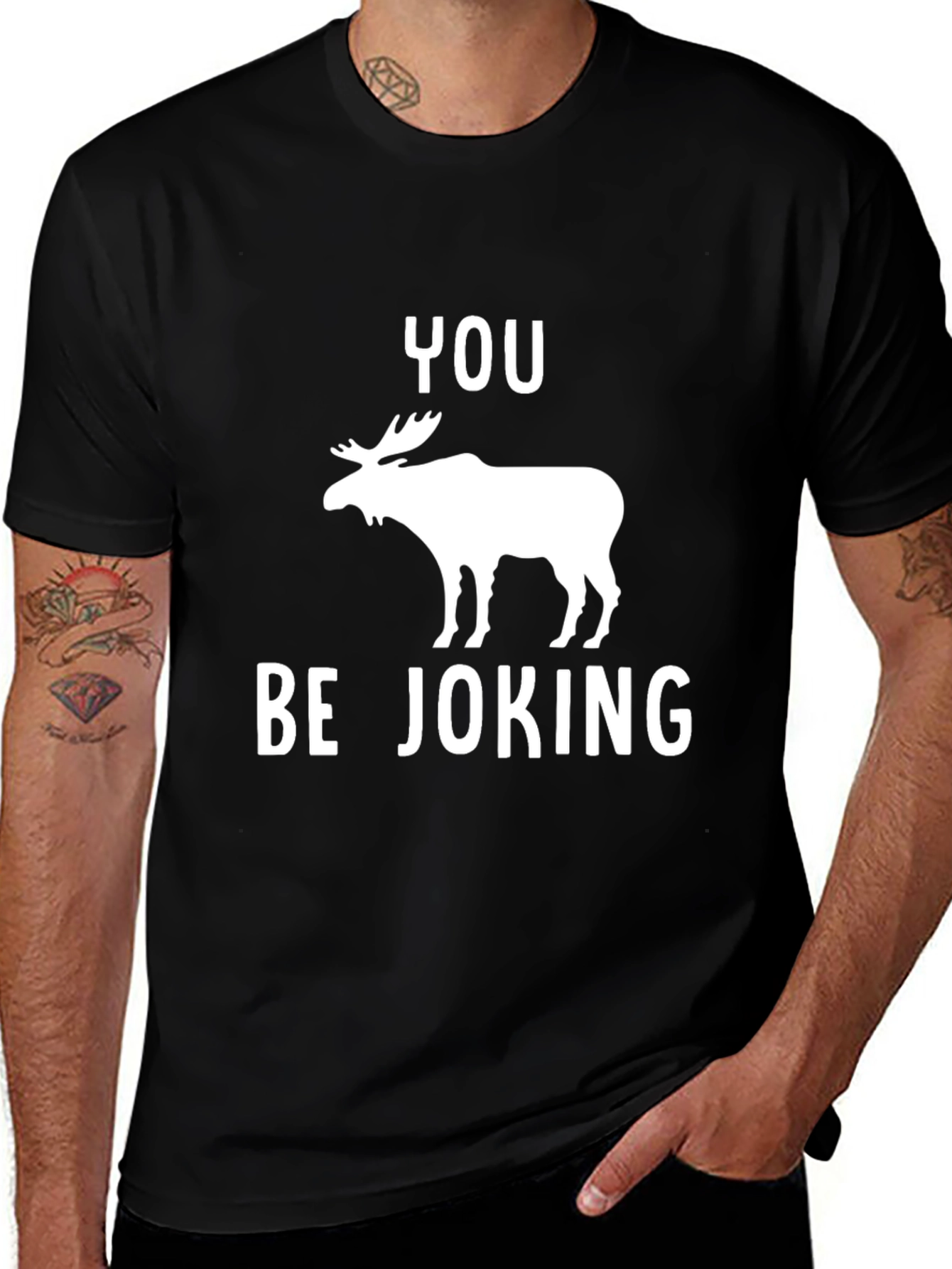 Variant 6 of You Moose Be Joking T-Shirt Funny Pun Tee