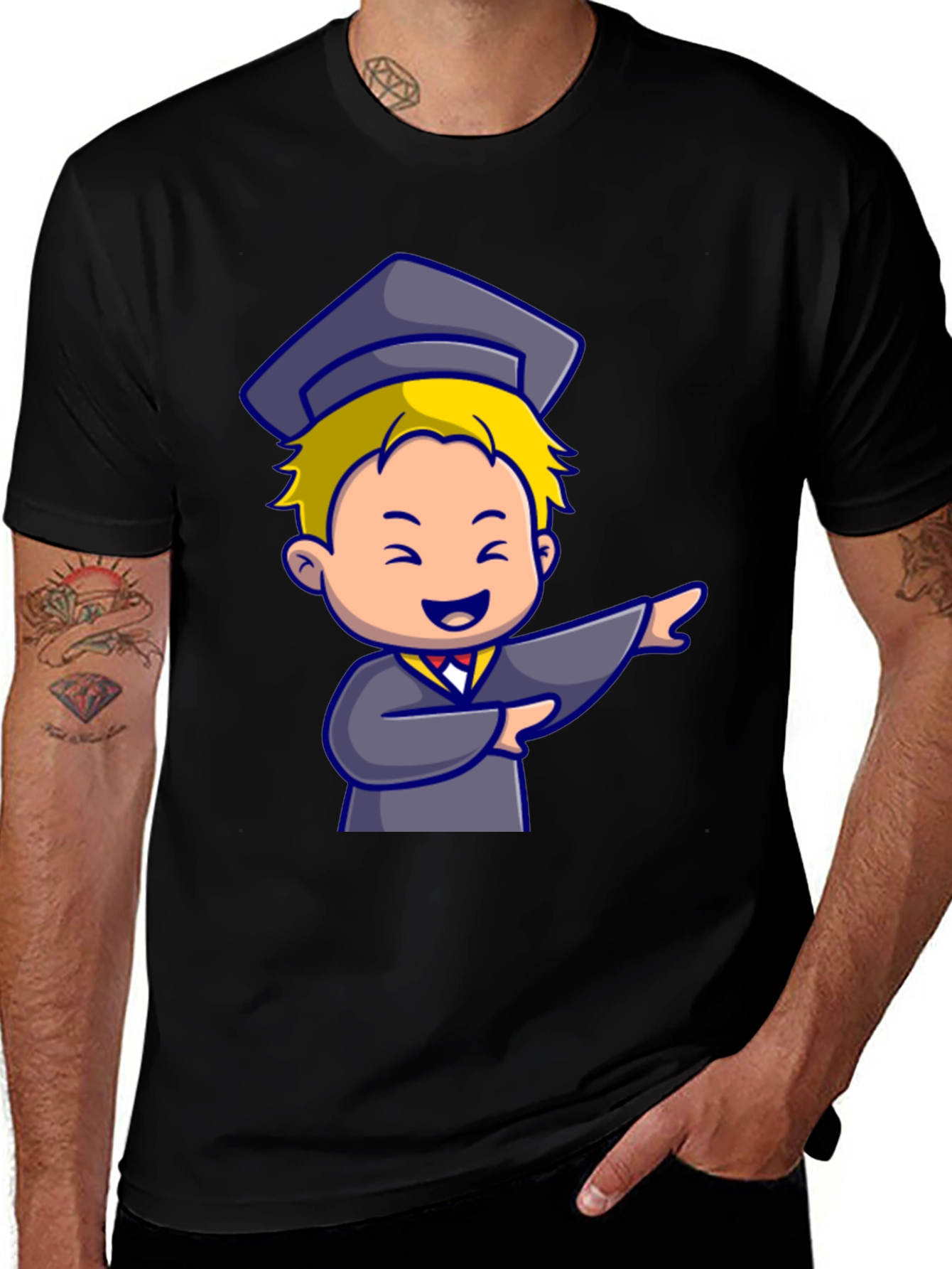 Variant 3 of Graduation Cartoon Graphic T-Shirt