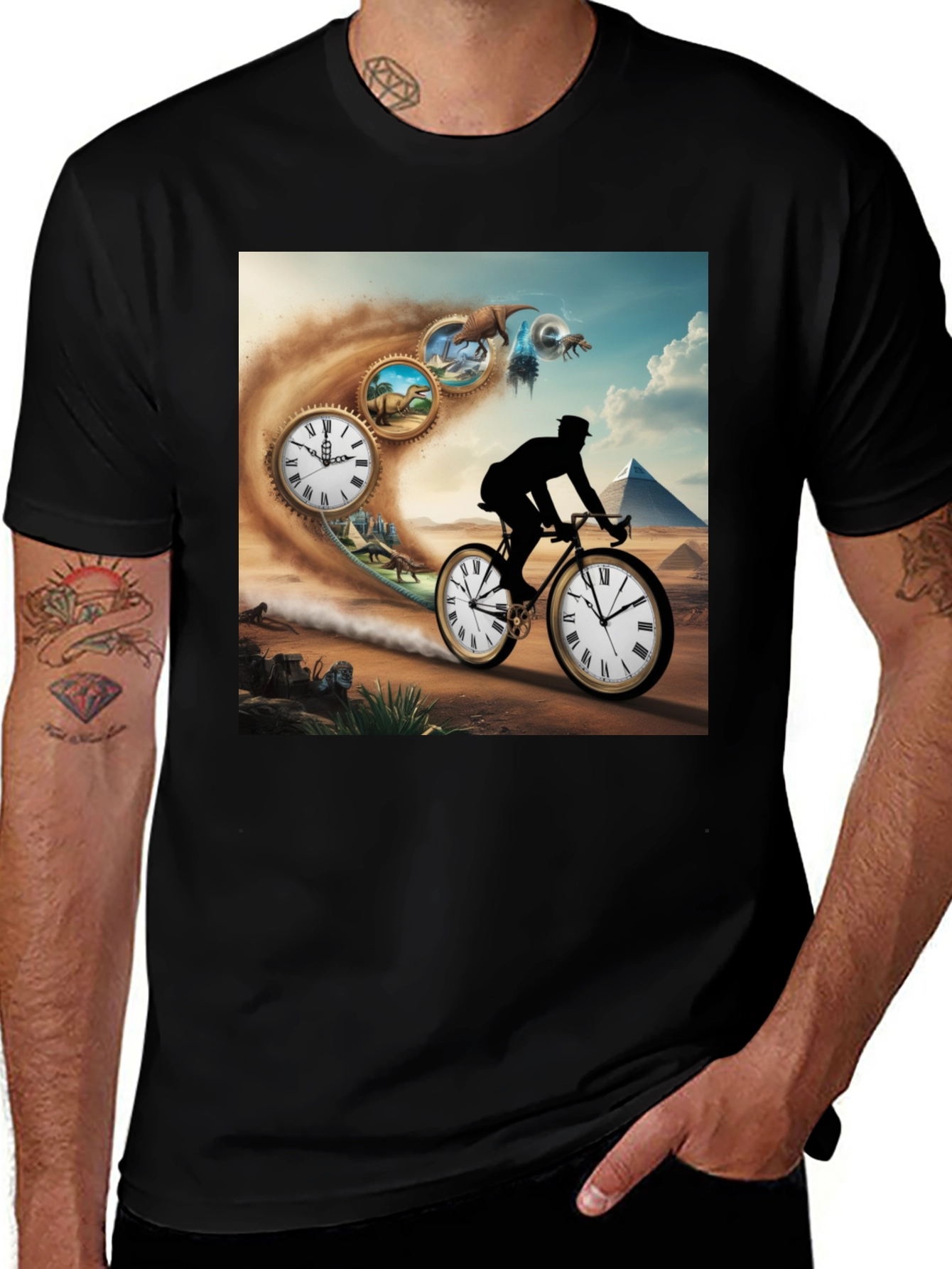 Time Traveler Bike T-Shirt