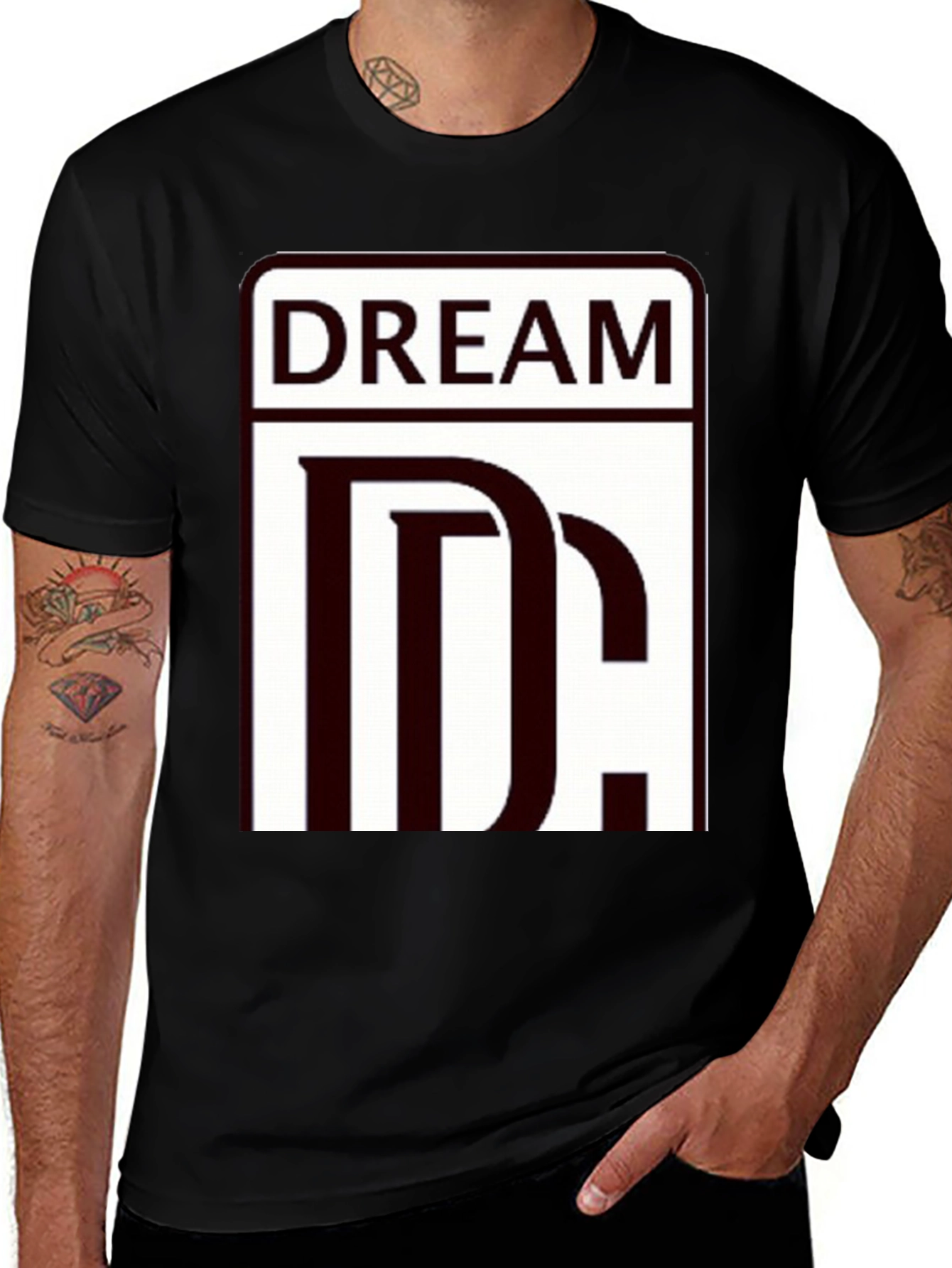 Variant 22 of DREAM DC Logo Graphic T-Shirt - Black