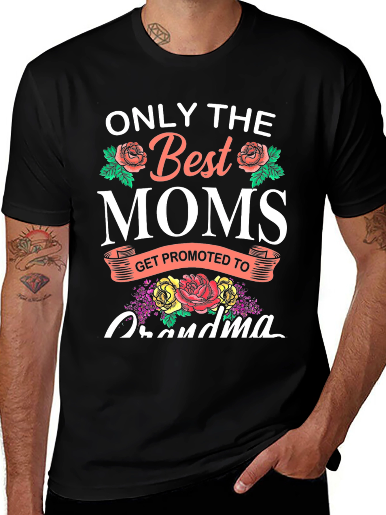 Best Moms Get Promoted to Grandma T-Shirt