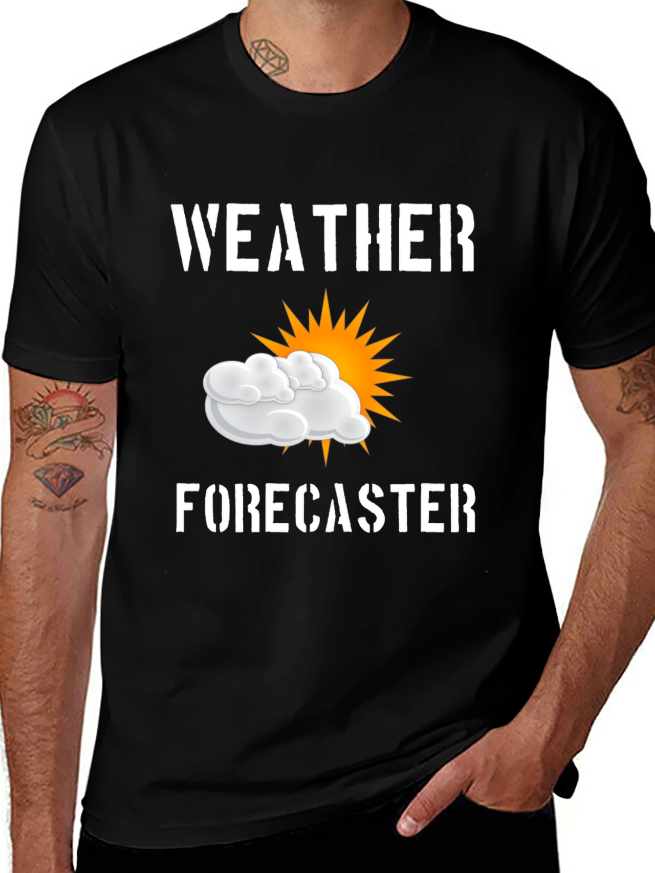 Variant 27 of Weather Forecaster Graphic T-Shirt