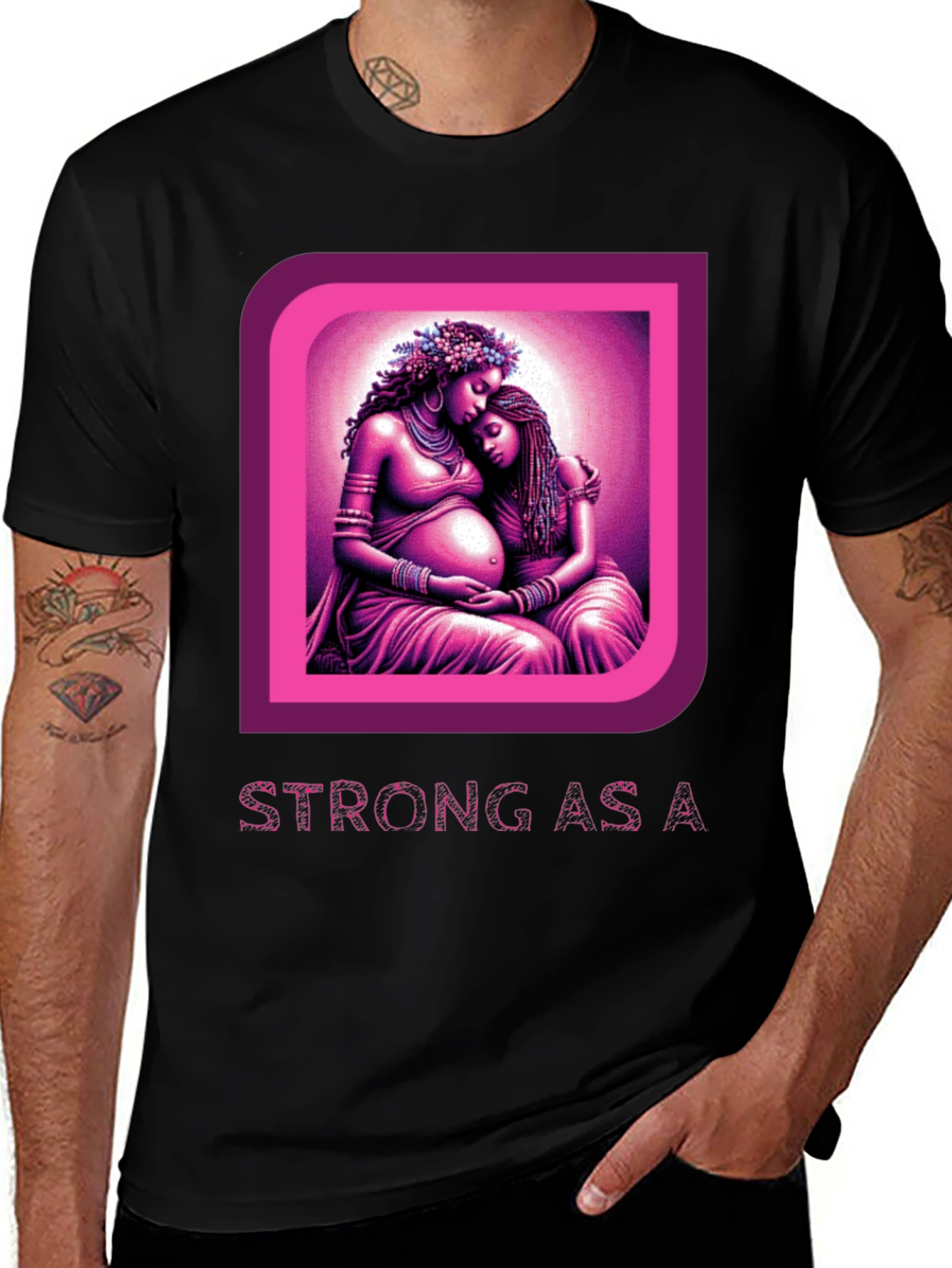 Variant 8 of Strong As A Mother T-Shirt