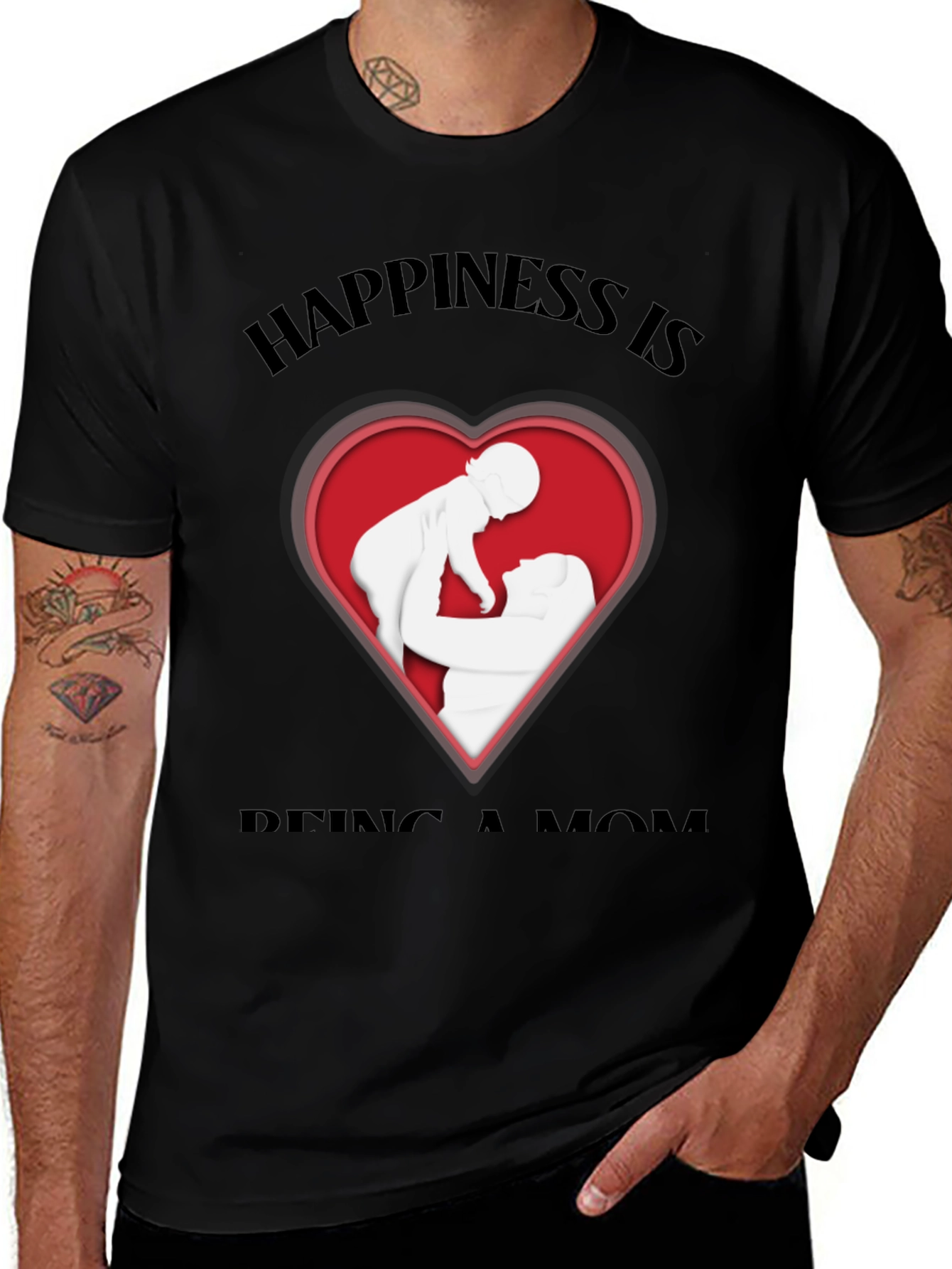 Variant 24 of Happiness is Being a Mom T-Shirt