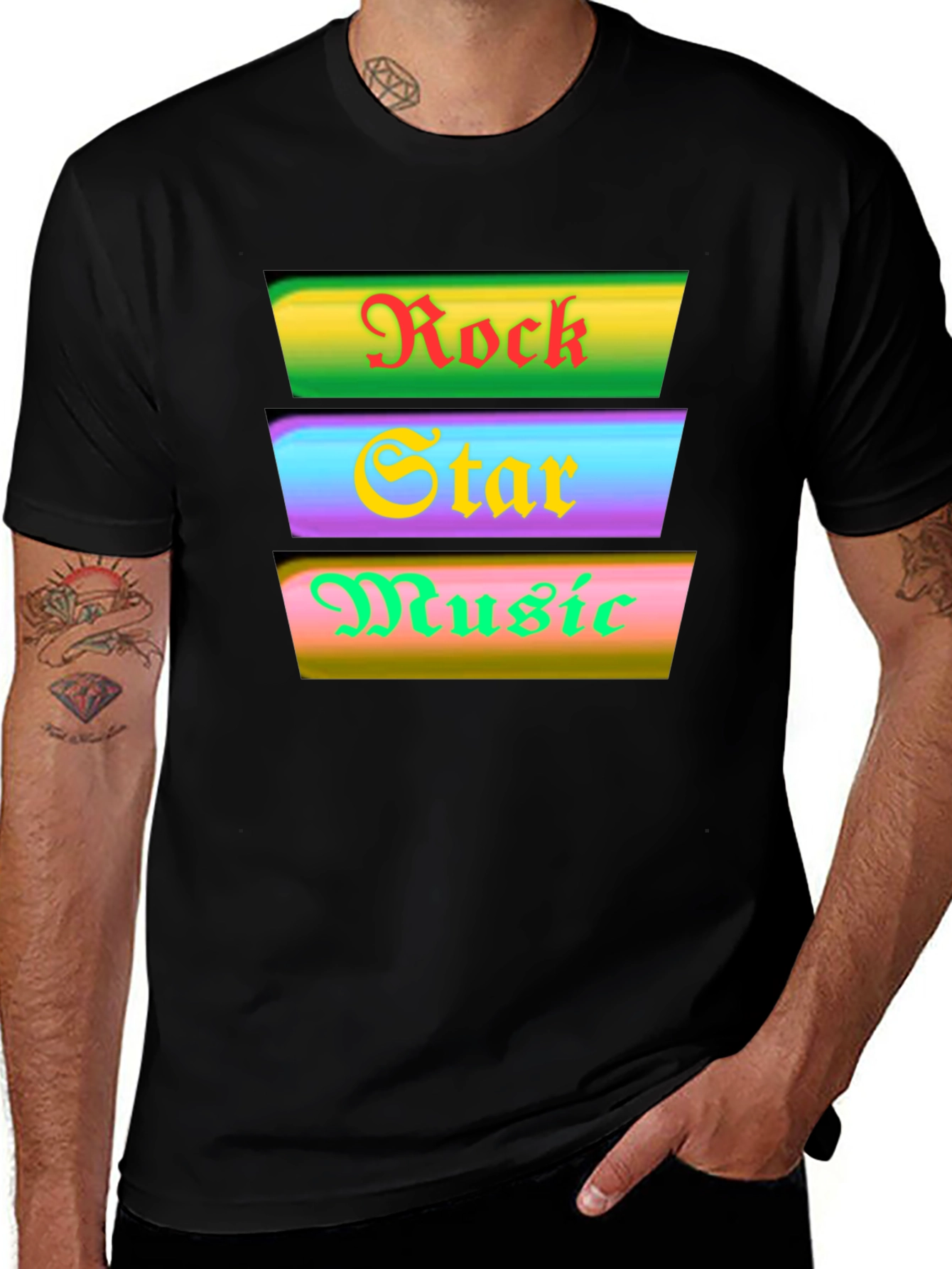 Variant 11 of Rock Star Music Graphic T-Shirt