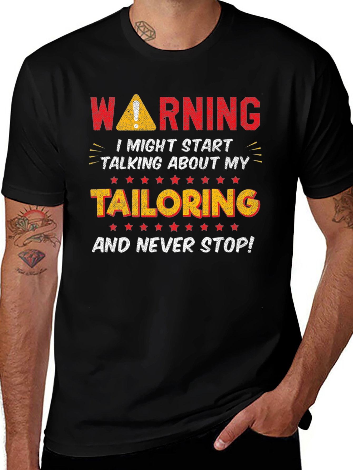 Variant 3 of Warning Tailoring T-Shirt - Funny Tailor Gift