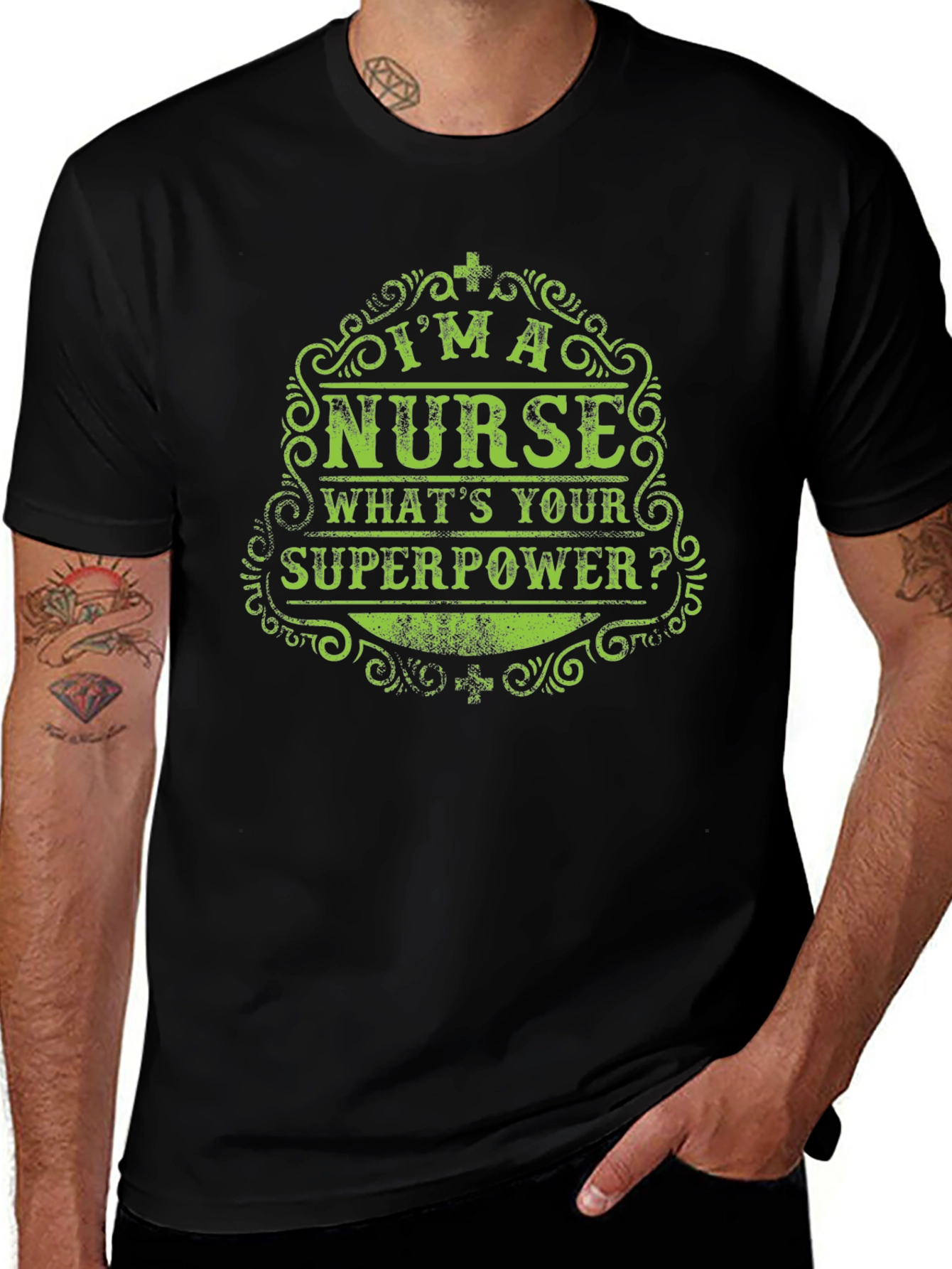 Variant 10 of I'm a Nurse, What's Your Superpower? T-Shirt