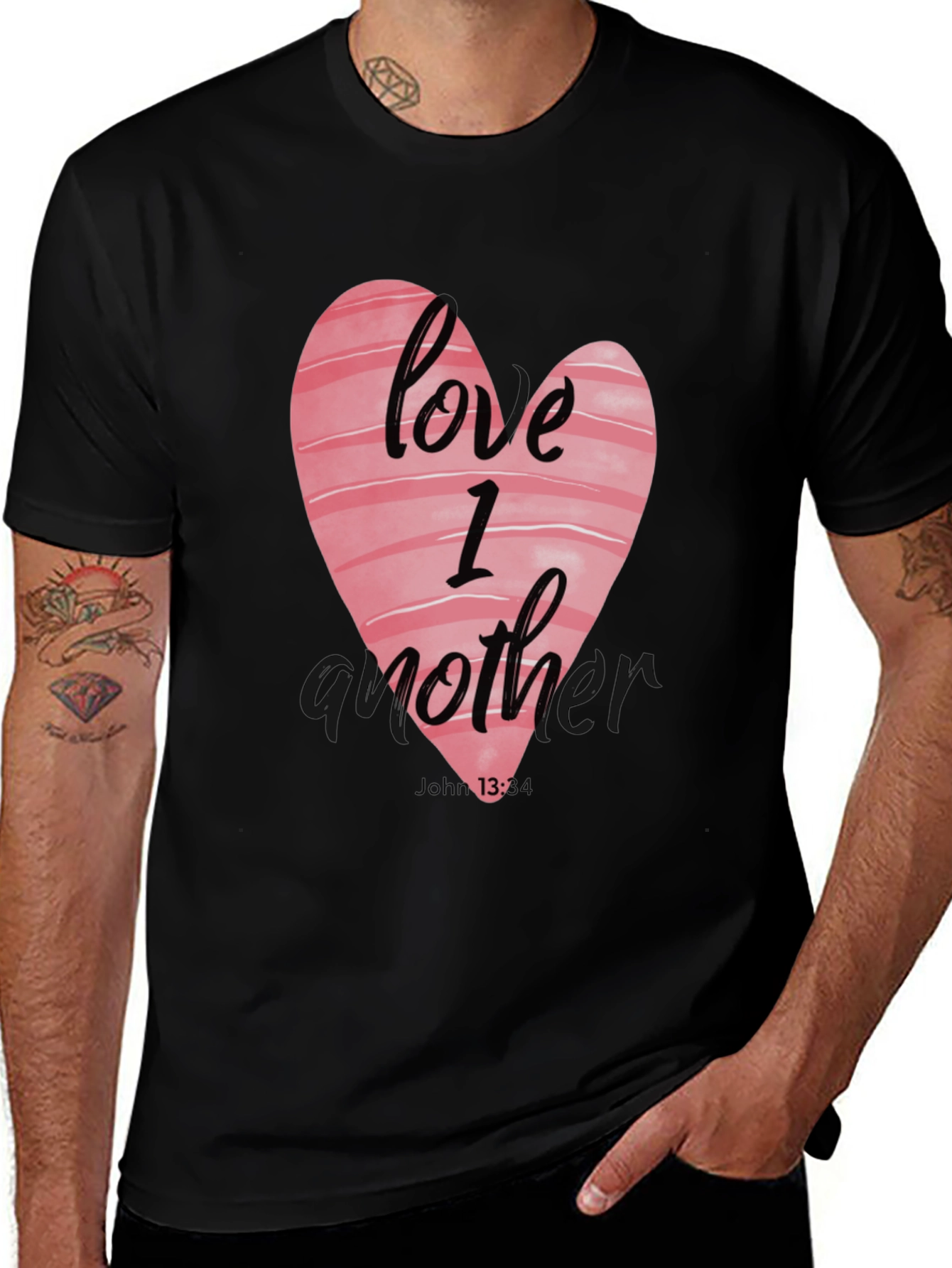 Variant 6 of Love One Another Heart T-Shirt
