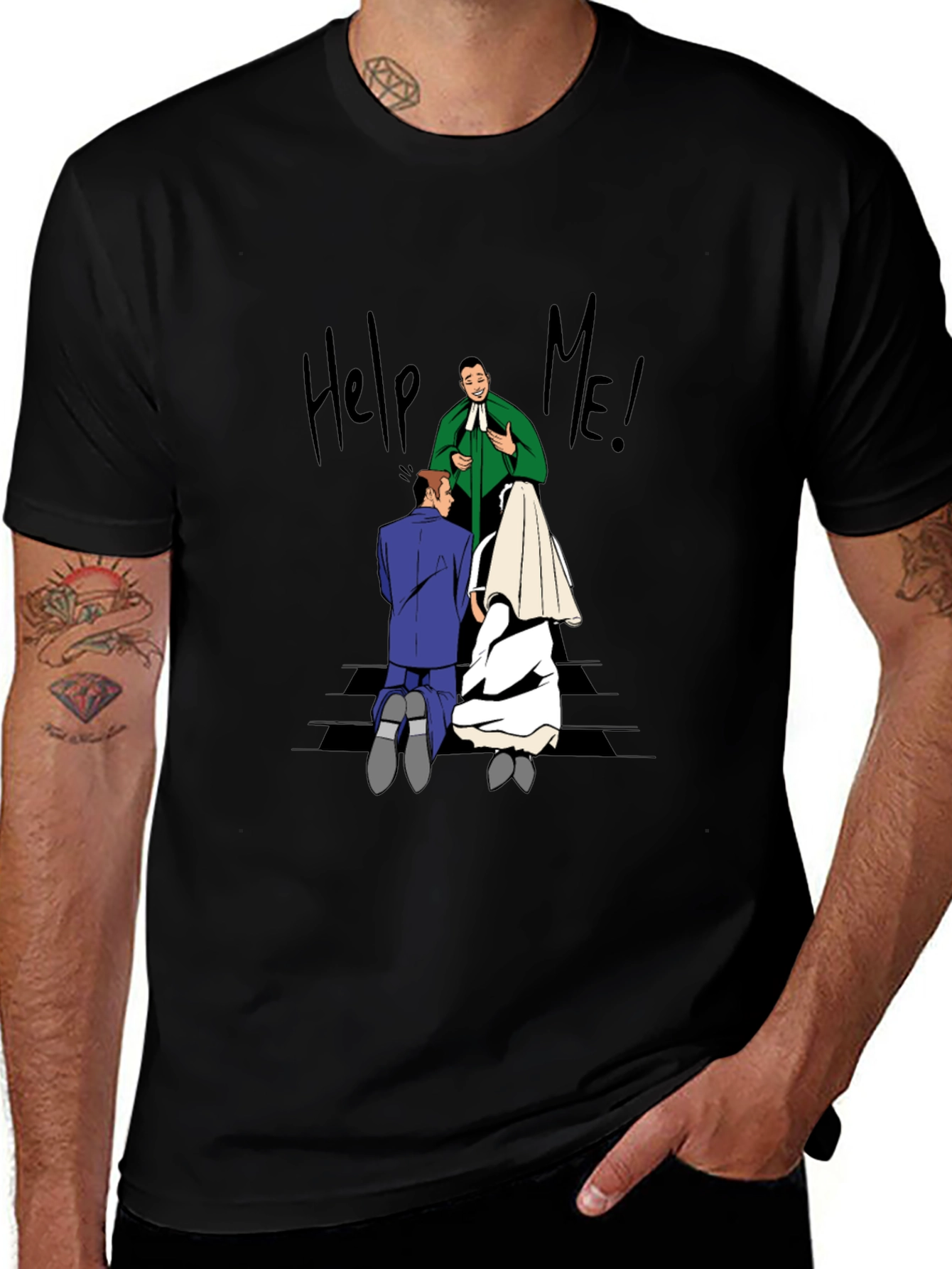 Variant 4 of Help Me Wedding T-Shirt