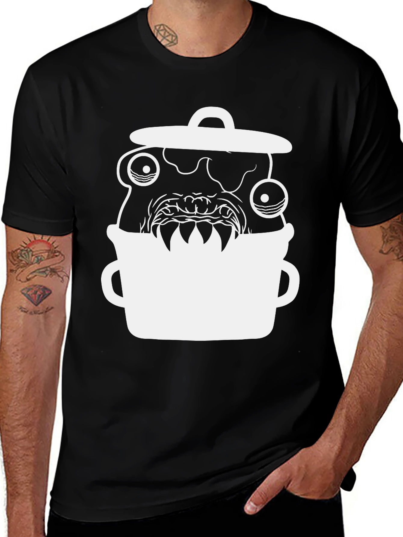 Variant 19 of Monster Stew T-Shirt - Black Graphic Tee